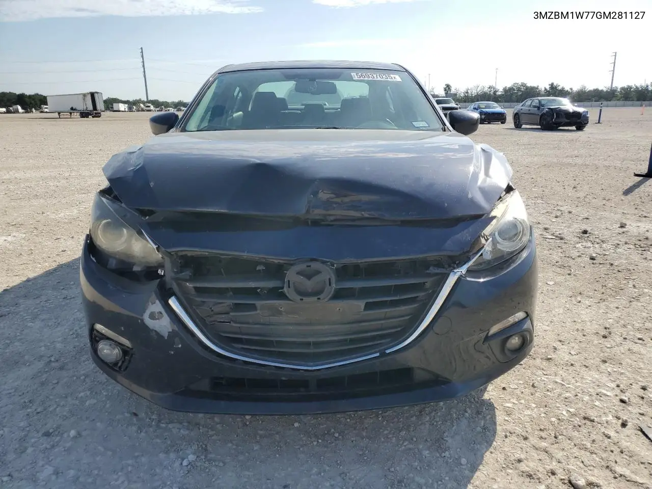 2016 Mazda 3 Touring VIN: 3MZBM1W77GM281127 Lot: 56937035