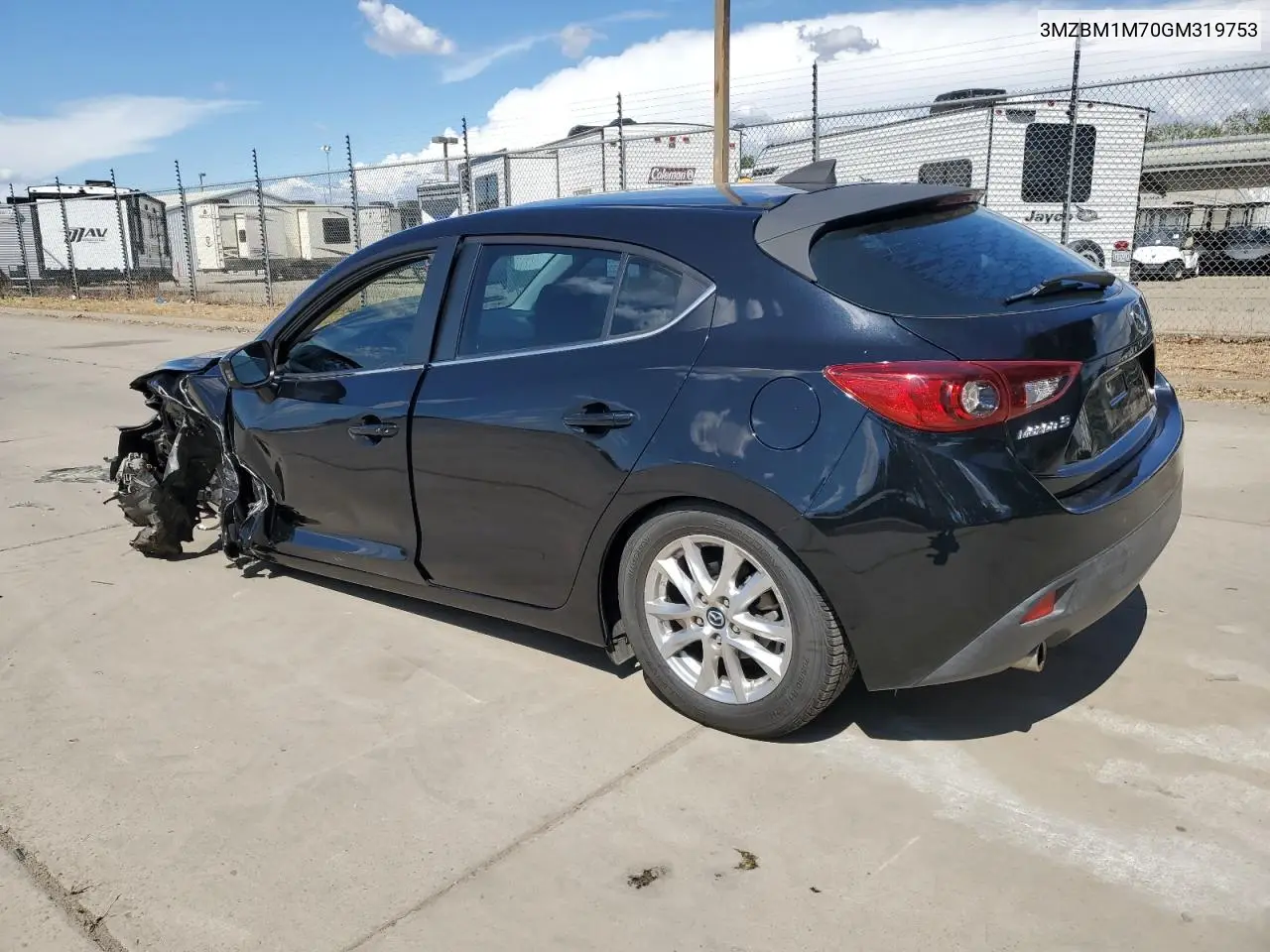 2016 Mazda 3 Touring VIN: 3MZBM1M70GM319753 Lot: 56988145