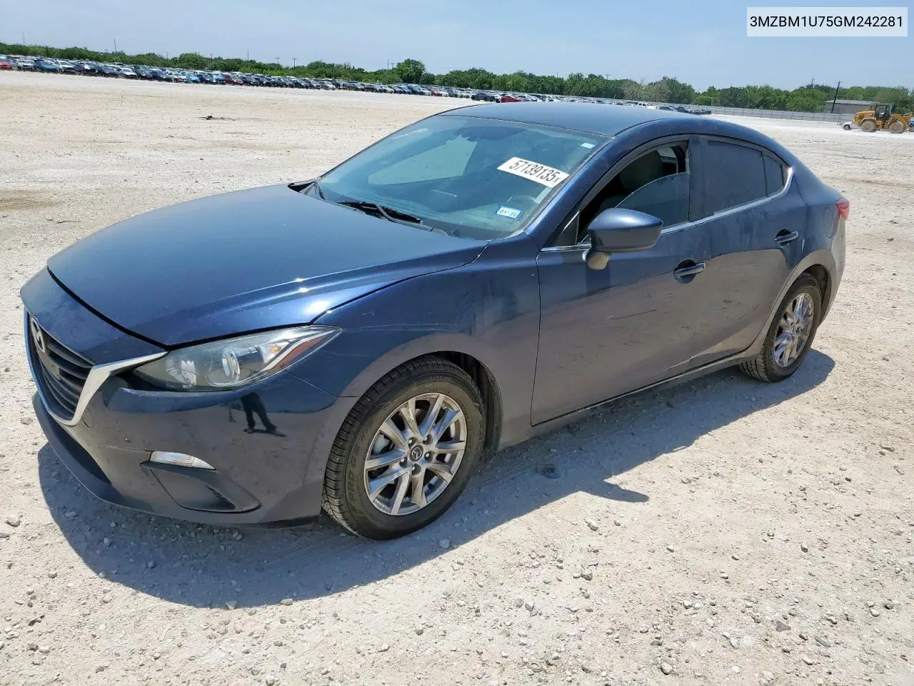 2016 Mazda 3 Sport VIN: 3MZBM1U75GM242281 Lot: 57139135