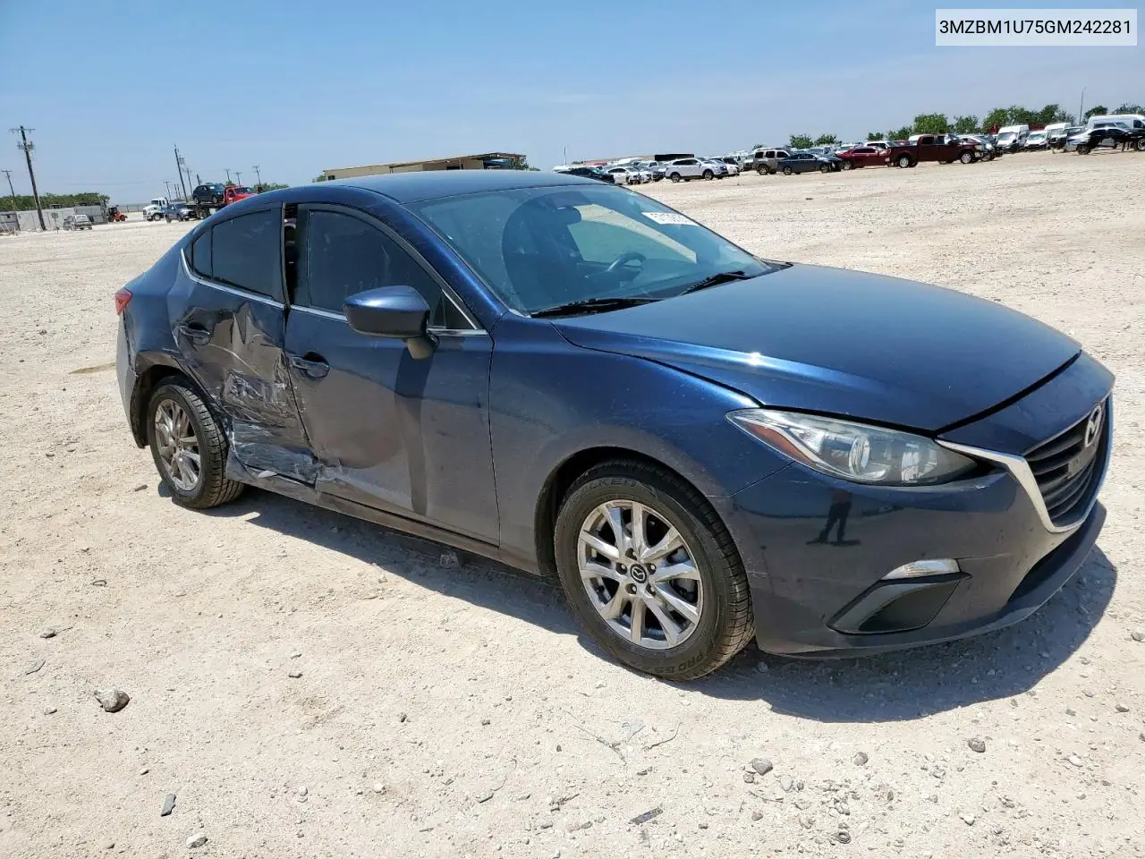 2016 Mazda 3 Sport VIN: 3MZBM1U75GM242281 Lot: 57139135
