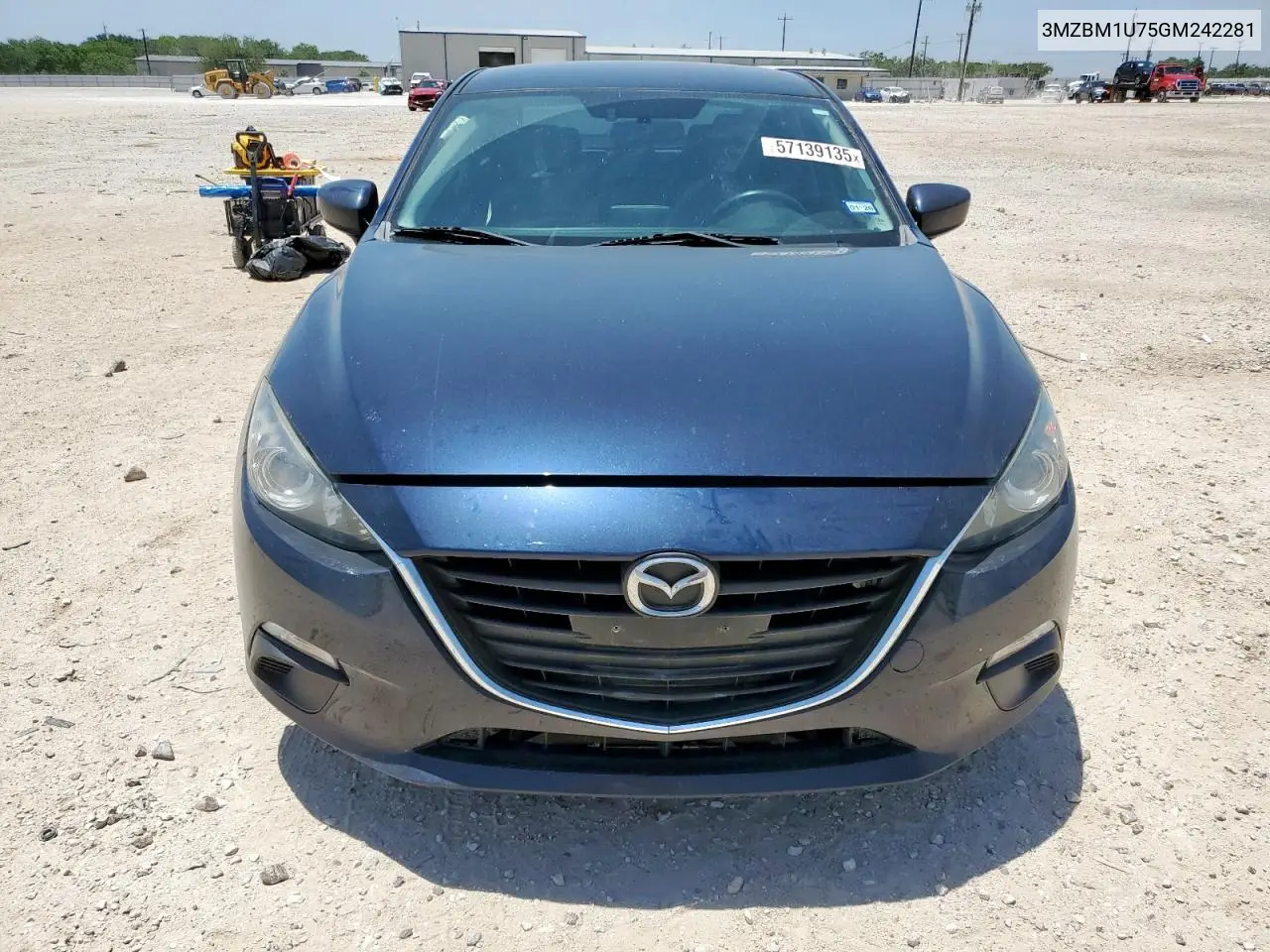 2016 Mazda 3 Sport VIN: 3MZBM1U75GM242281 Lot: 57139135