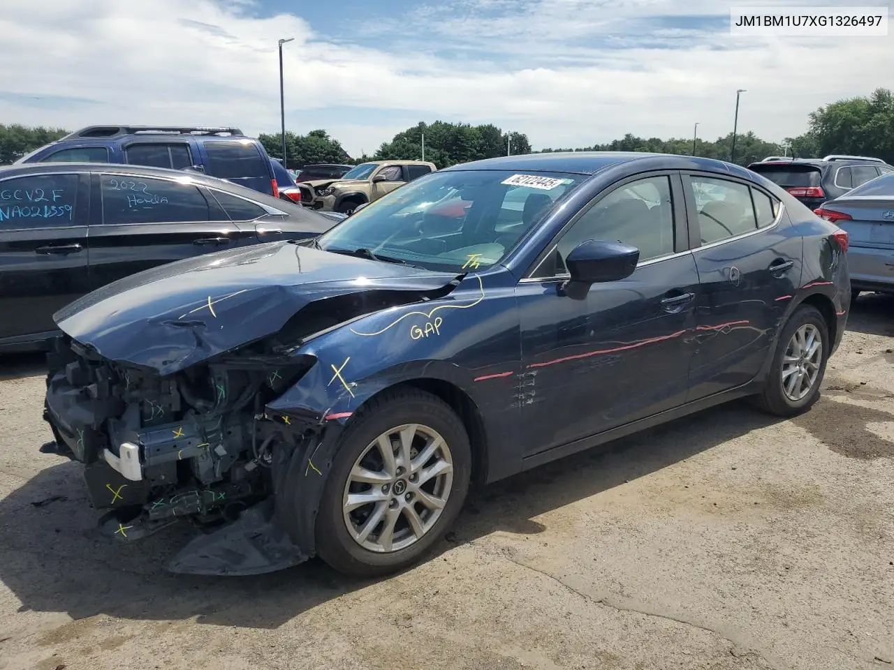2016 Mazda 3 Sport VIN: JM1BM1U7XG1326497 Lot: 62122445