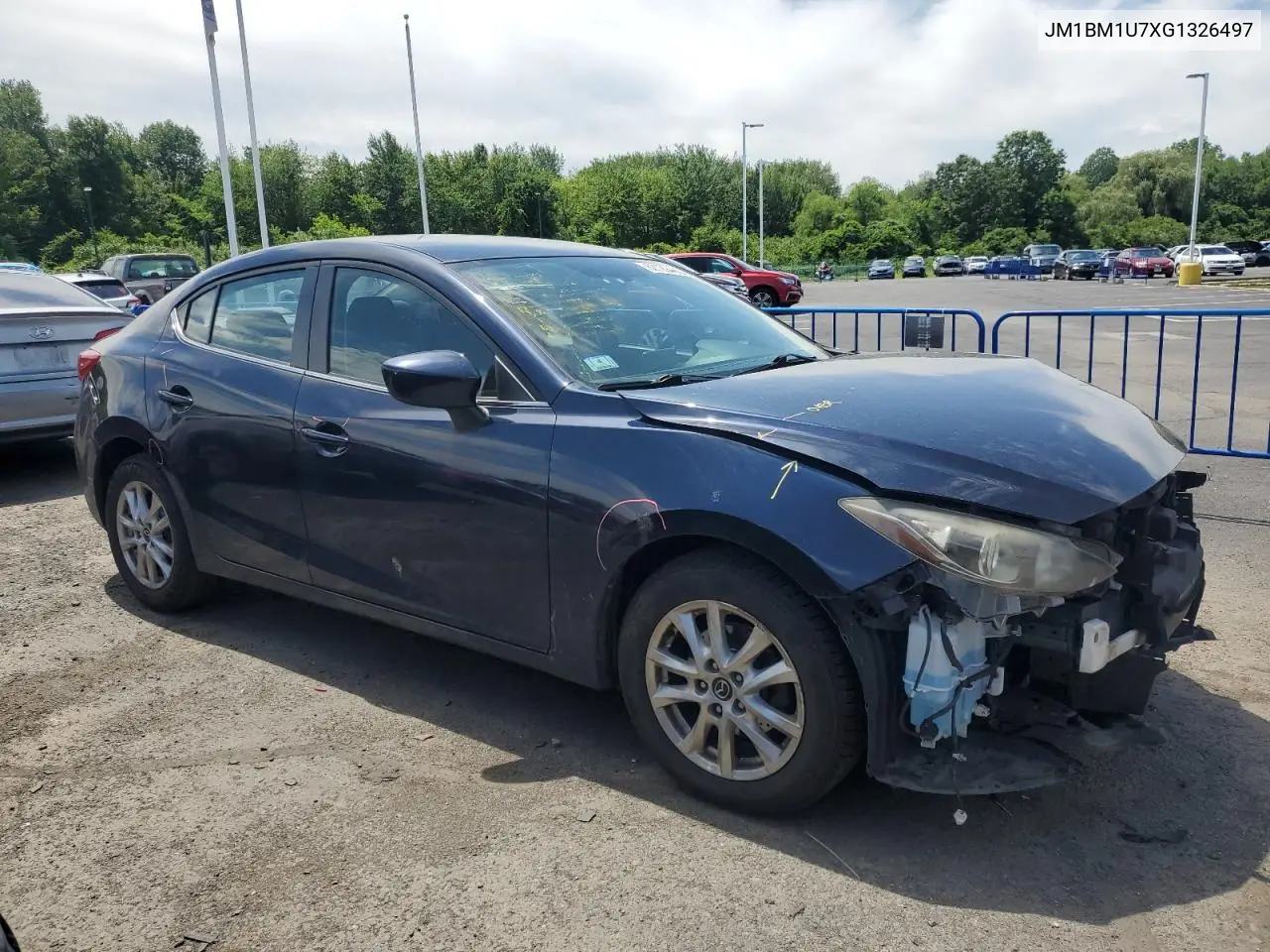 2016 Mazda 3 Sport VIN: JM1BM1U7XG1326497 Lot: 62122445