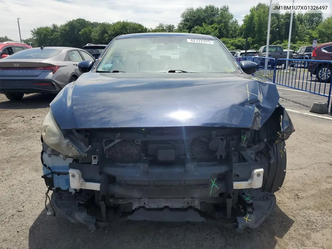 2016 Mazda 3 Sport VIN: JM1BM1U7XG1326497 Lot: 62122445