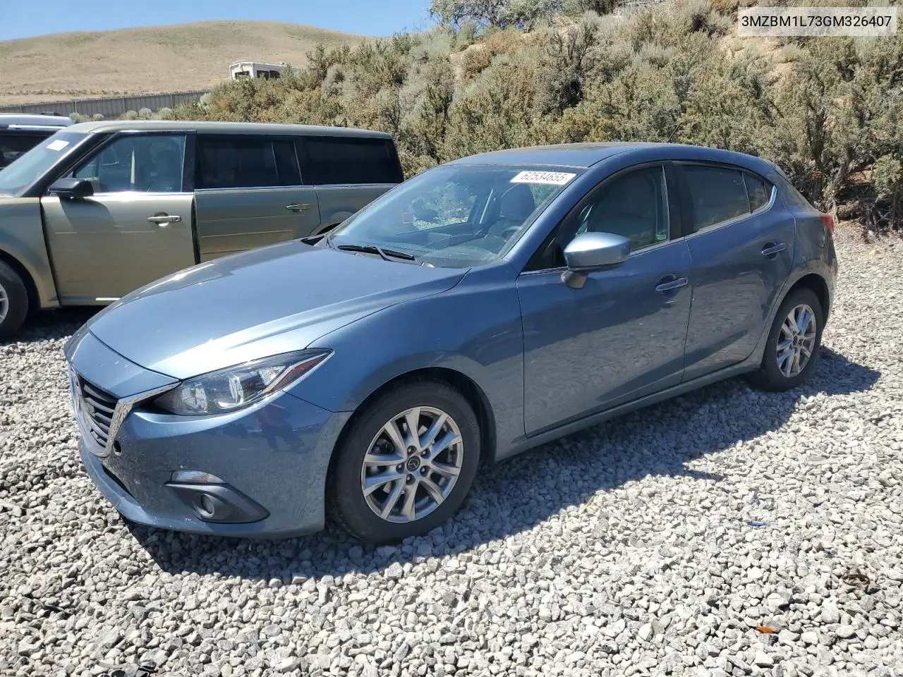 2016 Mazda 3 Touring VIN: 3MZBM1L73GM326407 Lot: 62534655