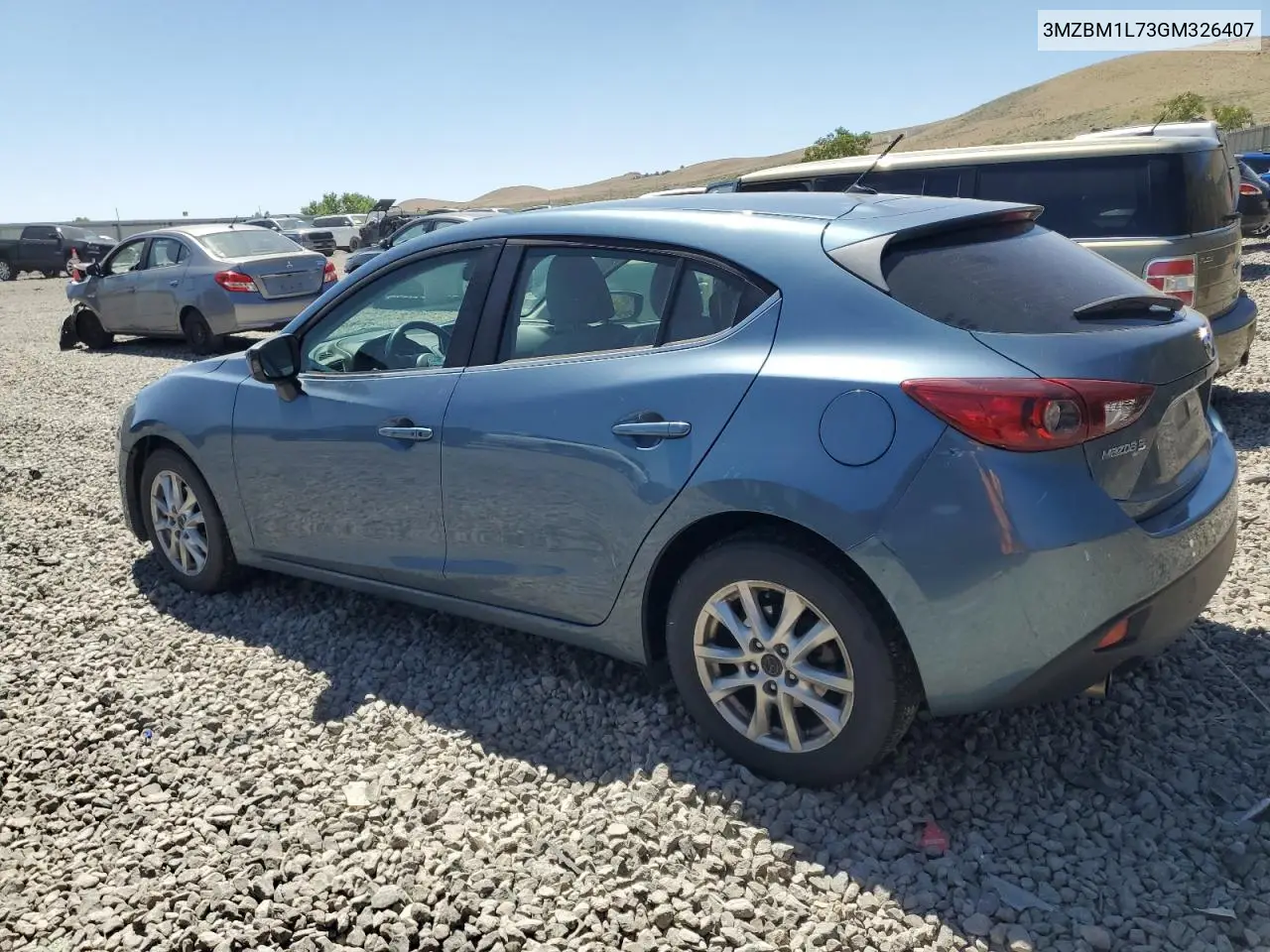 2016 Mazda 3 Touring VIN: 3MZBM1L73GM326407 Lot: 62534655