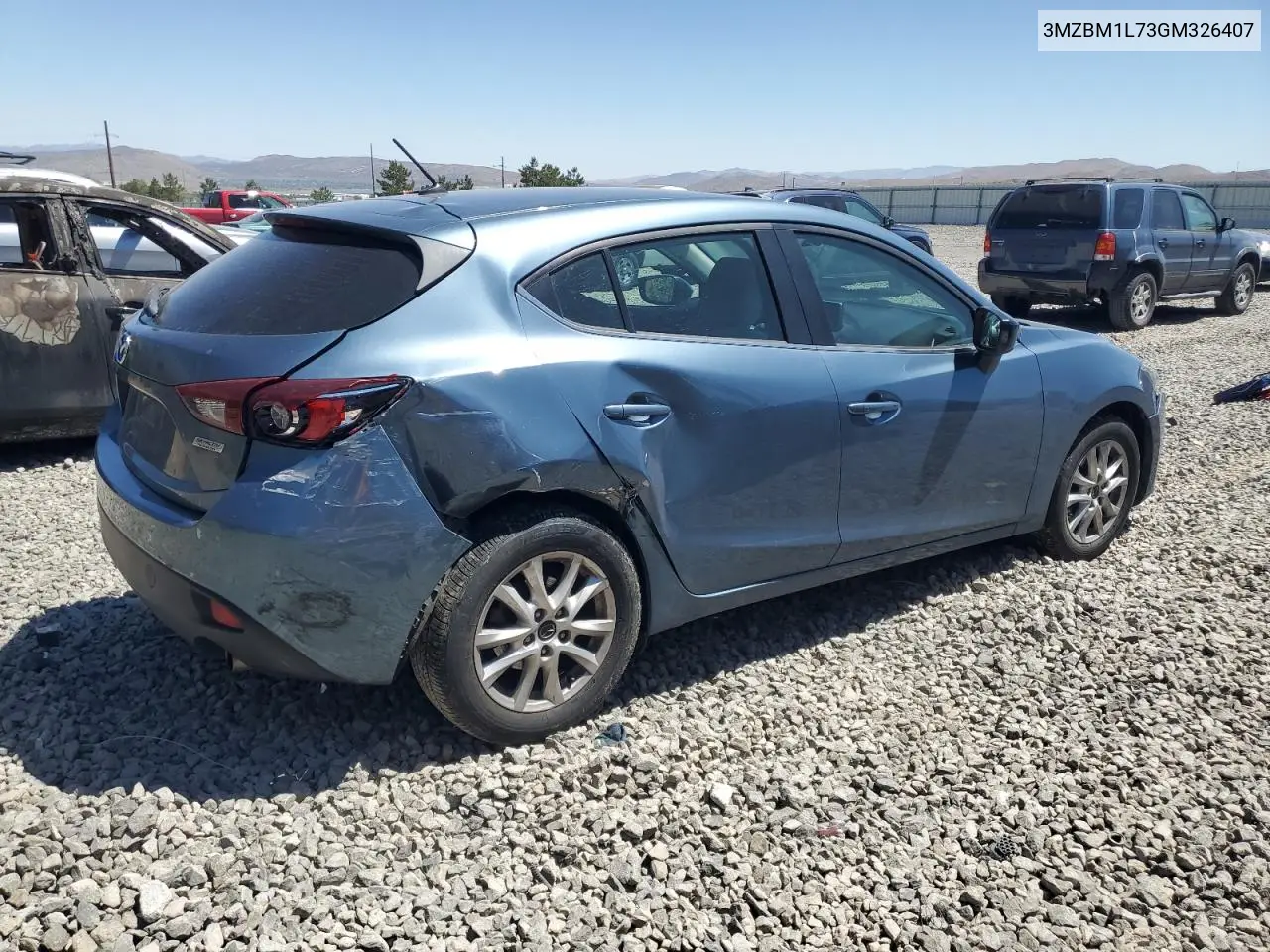 2016 Mazda 3 Touring VIN: 3MZBM1L73GM326407 Lot: 62534655