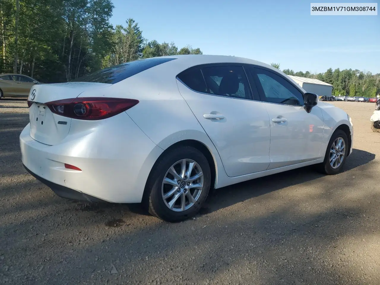 2016 Mazda 3 Touring VIN: 3MZBM1V71GM308744 Lot: 62653235