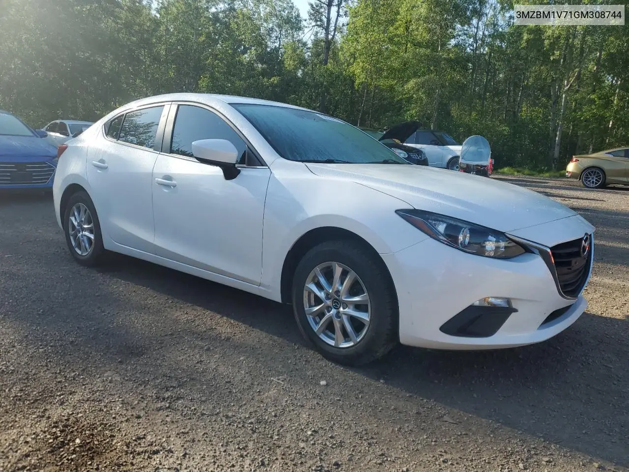 2016 Mazda 3 Touring VIN: 3MZBM1V71GM308744 Lot: 62653235