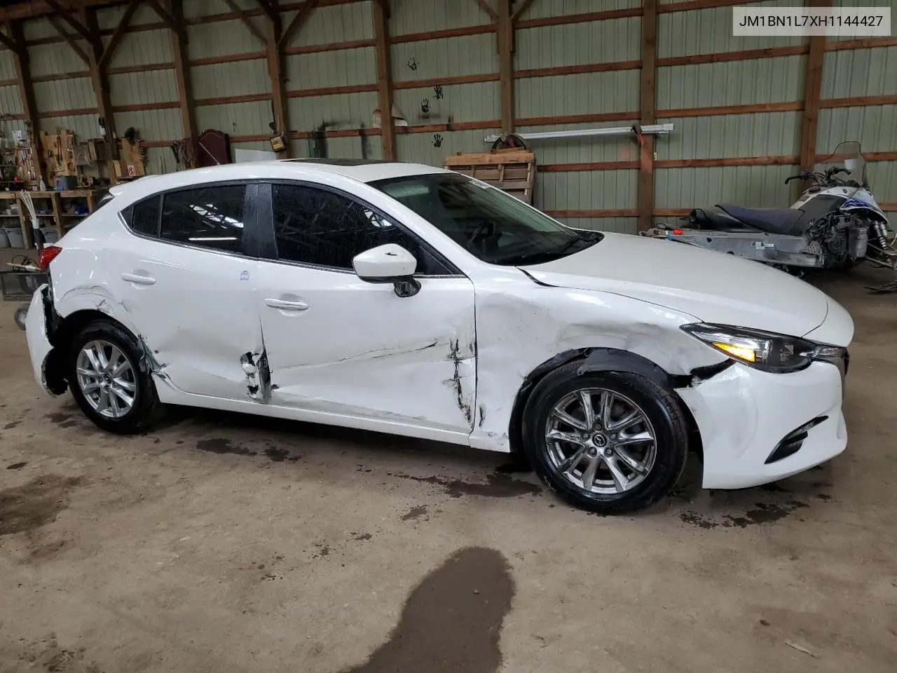 2017 Mazda 3 Touring VIN: JM1BN1L7XH1144427 Lot: 56409185