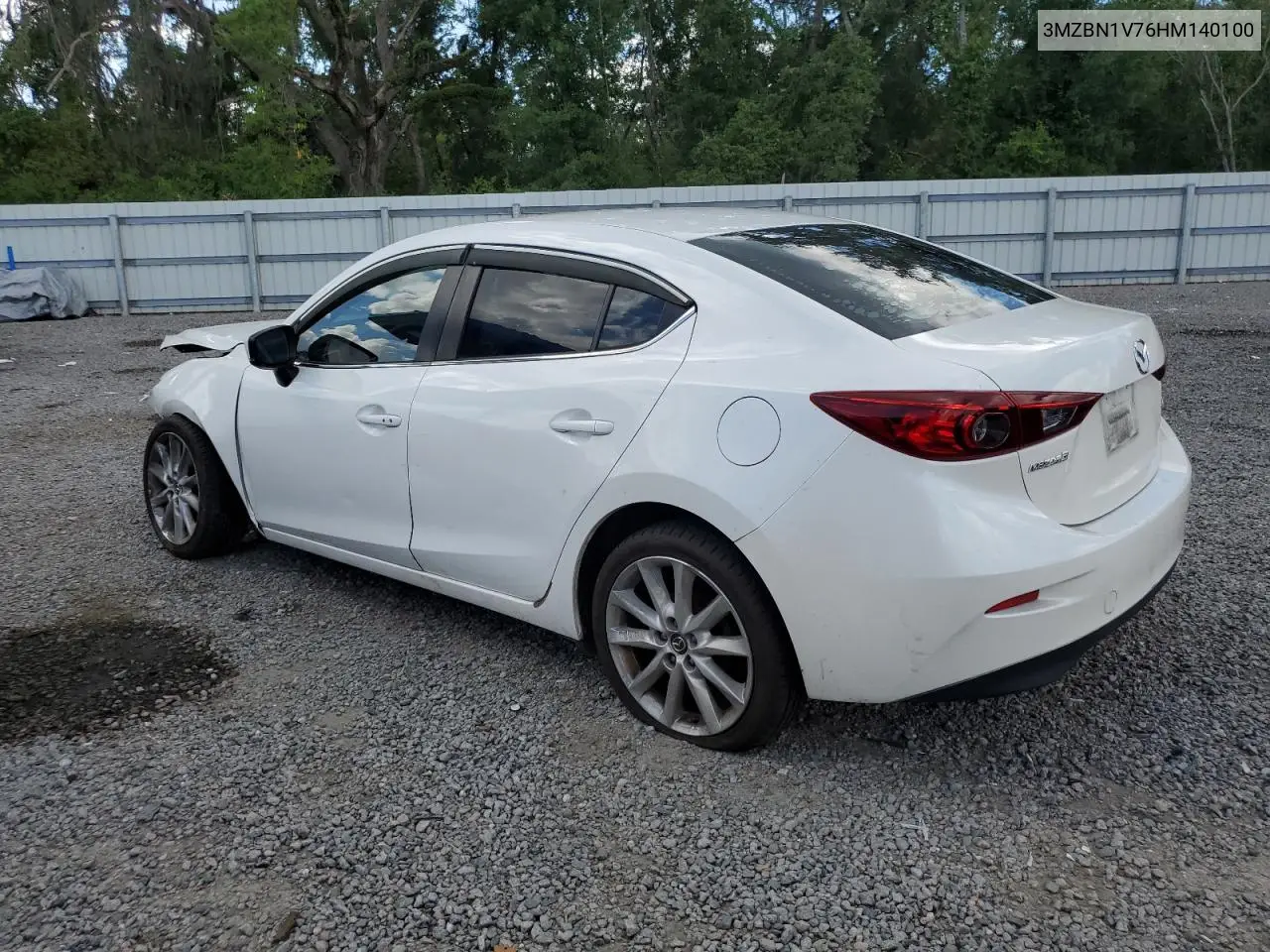 2017 Mazda 3 Touring VIN: 3MZBN1V76HM140100 Lot: 56780195