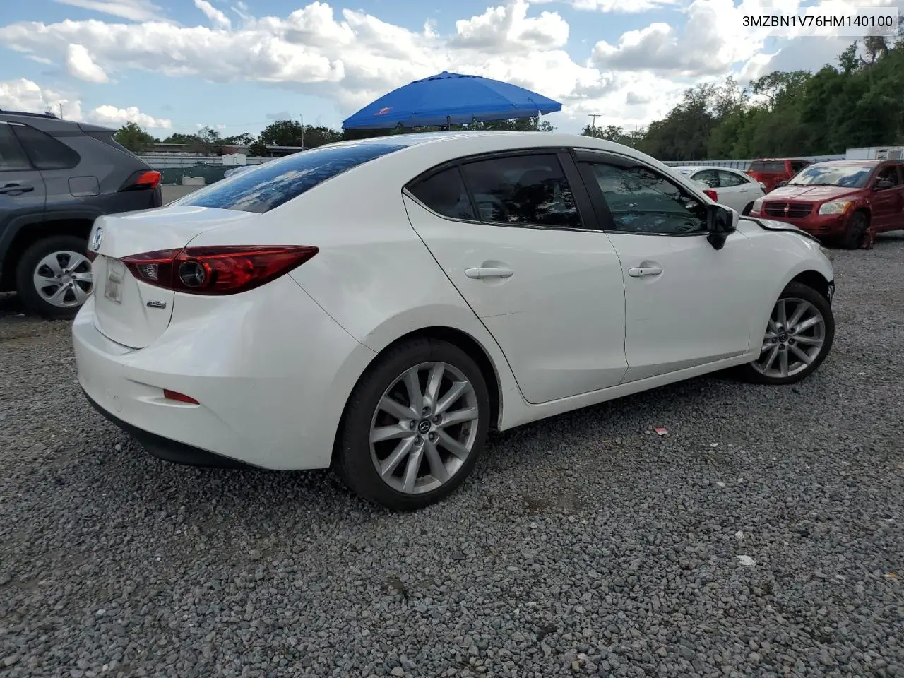 2017 Mazda 3 Touring VIN: 3MZBN1V76HM140100 Lot: 56780195
