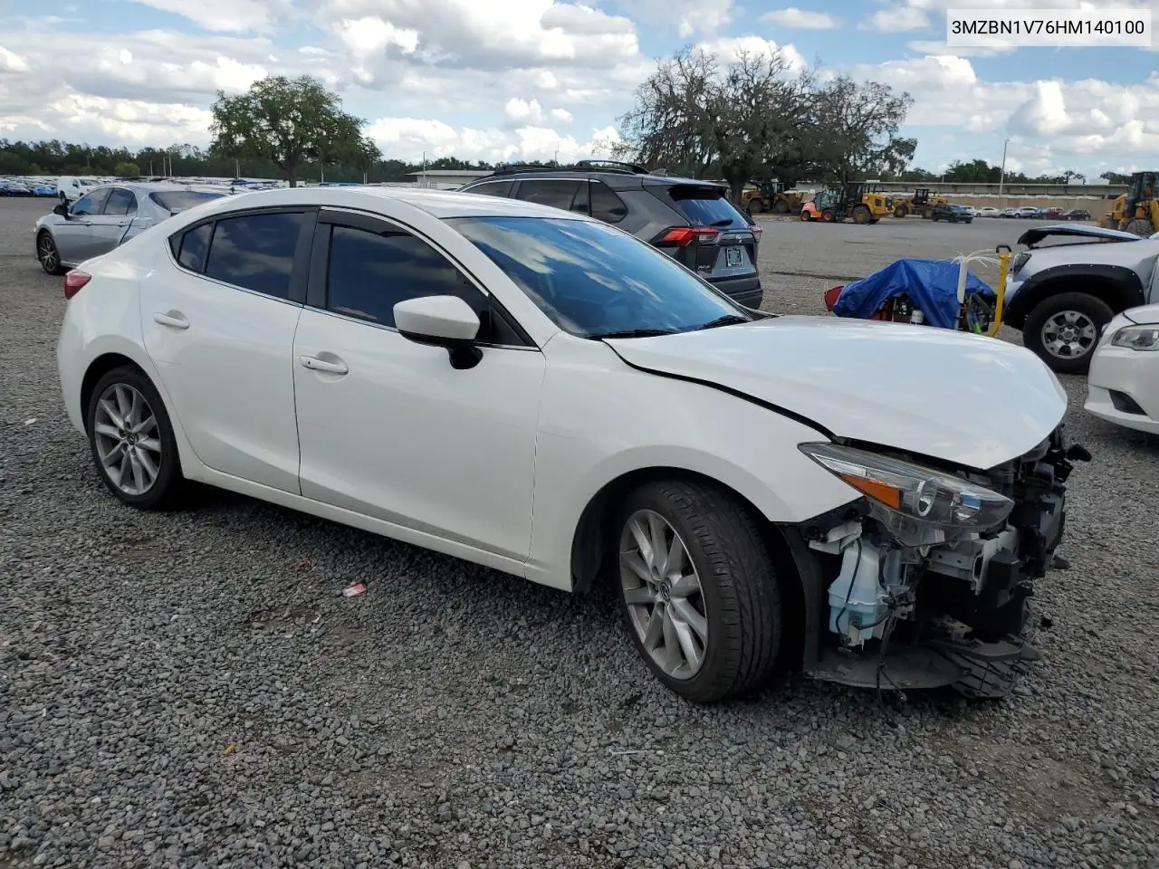 2017 Mazda 3 Touring VIN: 3MZBN1V76HM140100 Lot: 56780195