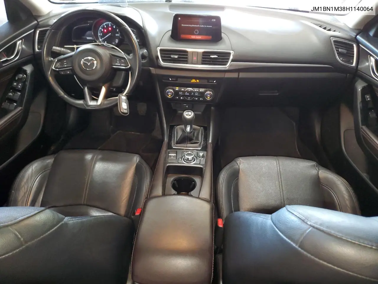 2017 Mazda 3 Grand Touring VIN: JM1BN1M38H1140064 Lot: 62218725
