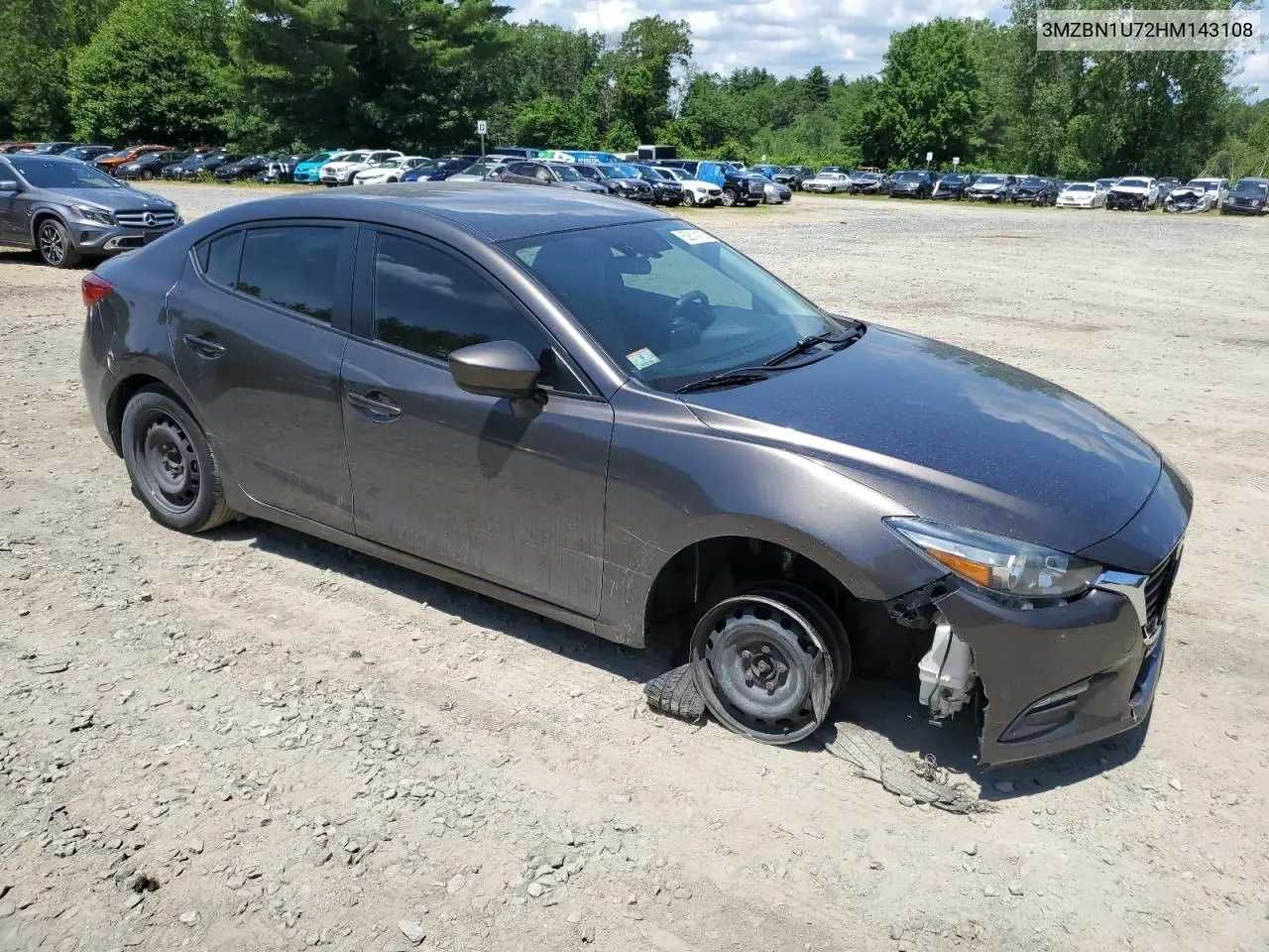 2017 Mazda 3 Sport VIN: 3MZBN1U72HM143108 Lot: 62814105