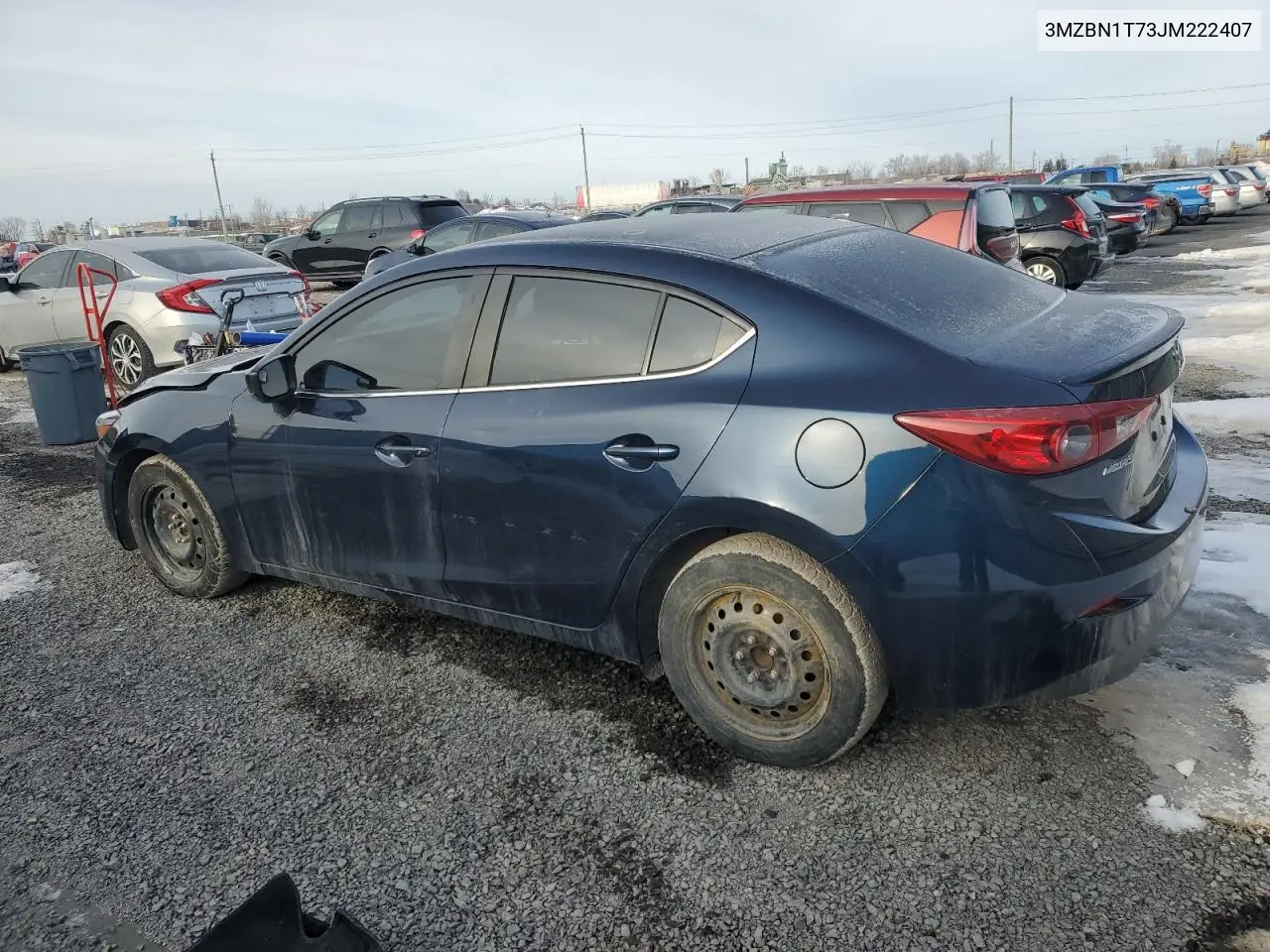 2018 Mazda 3 Se VIN: 3MZBN1T73JM222407 Lot: 48627105