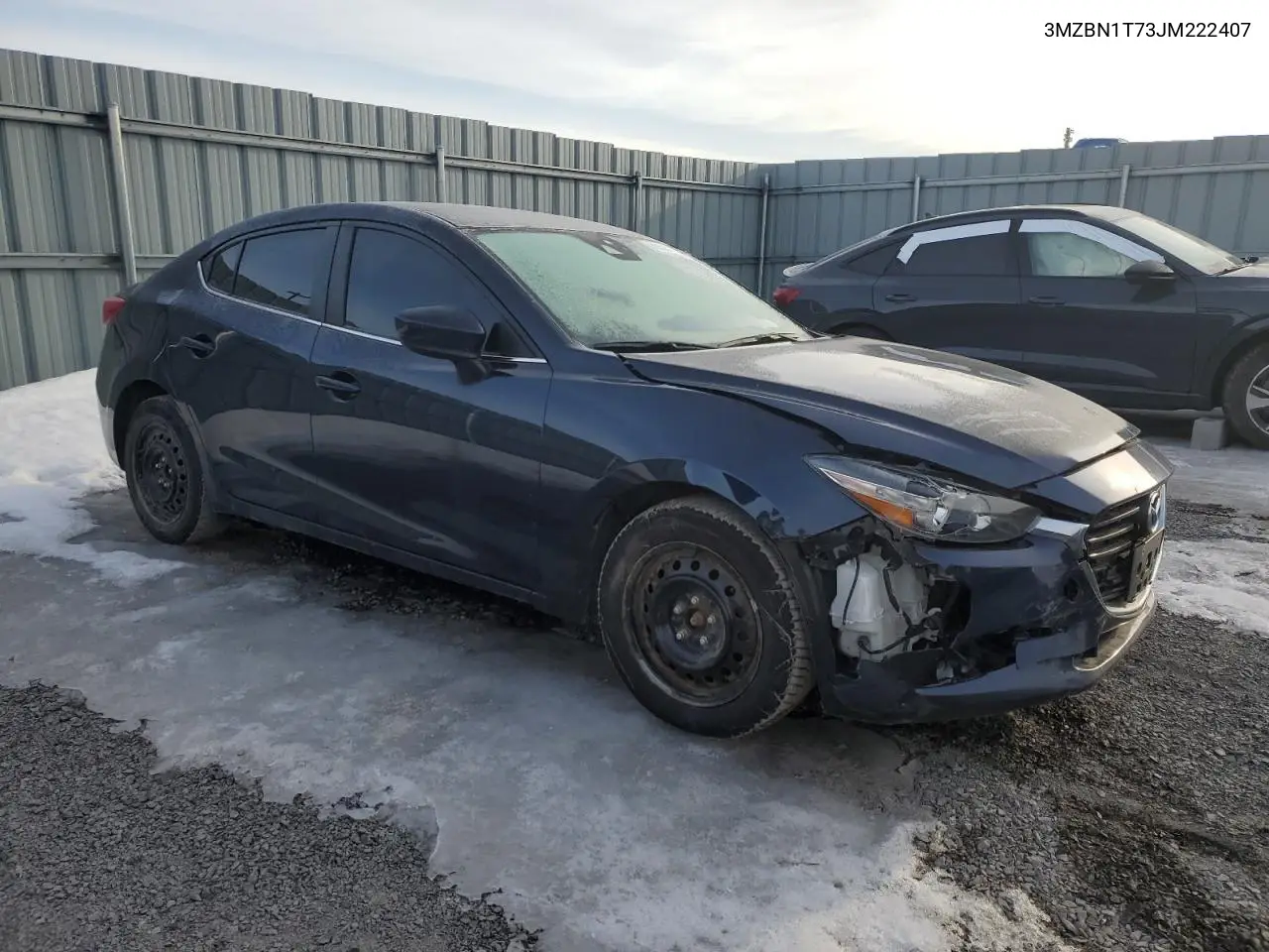 2018 Mazda 3 Se VIN: 3MZBN1T73JM222407 Lot: 48627105