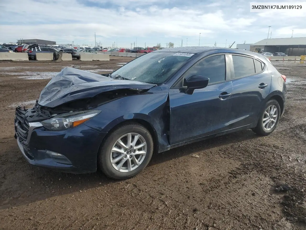 2018 Mazda 3 Sport VIN: 3MZBN1K78JM189129 Lot: 51461065