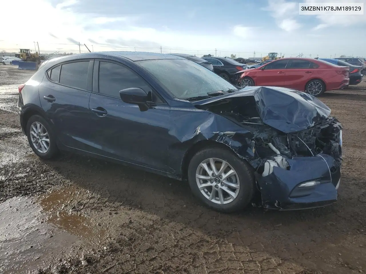 2018 Mazda 3 Sport VIN: 3MZBN1K78JM189129 Lot: 51461065