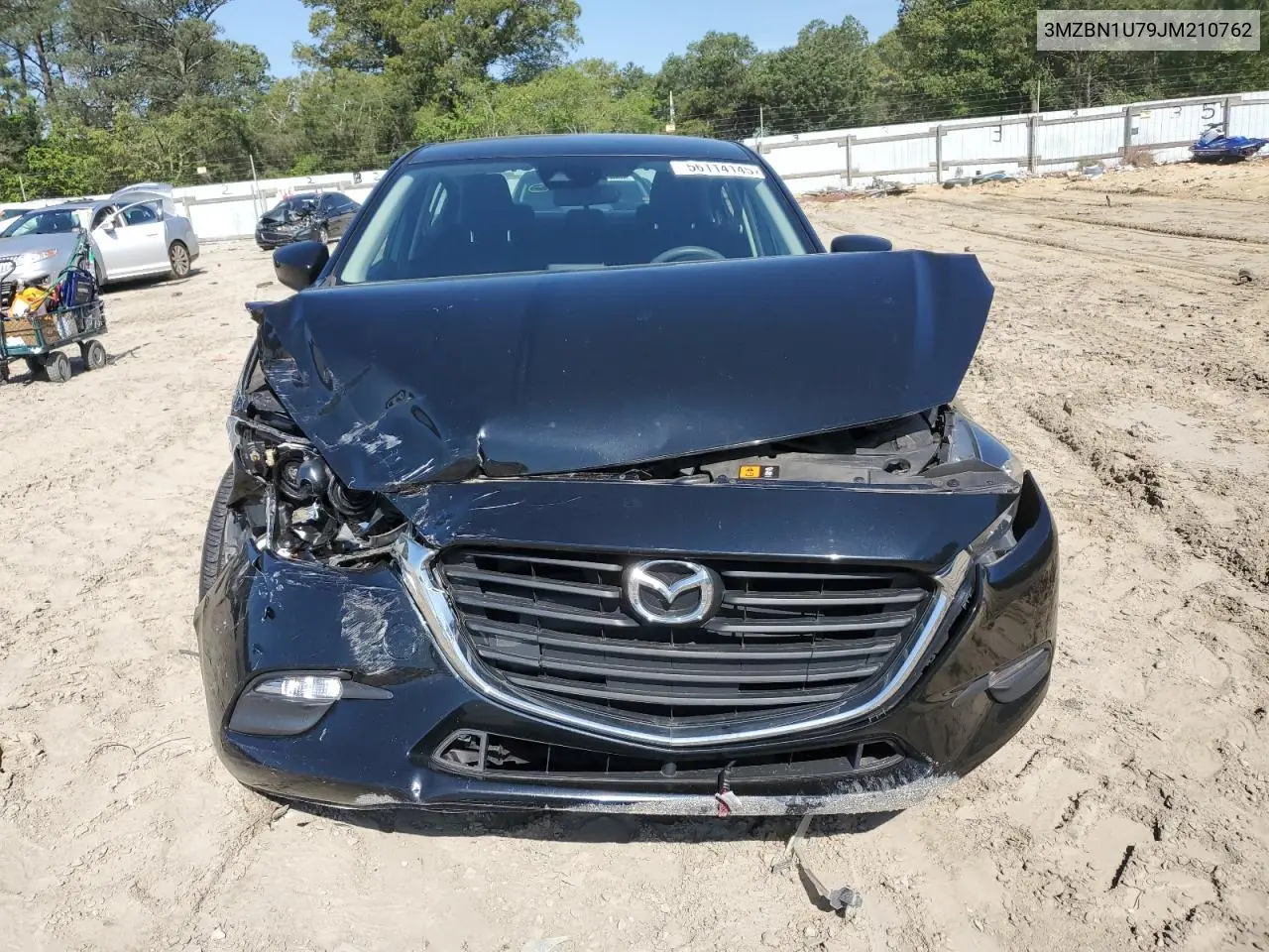 2018 Mazda 3 Sport VIN: 3MZBN1U79JM210762 Lot: 56114145