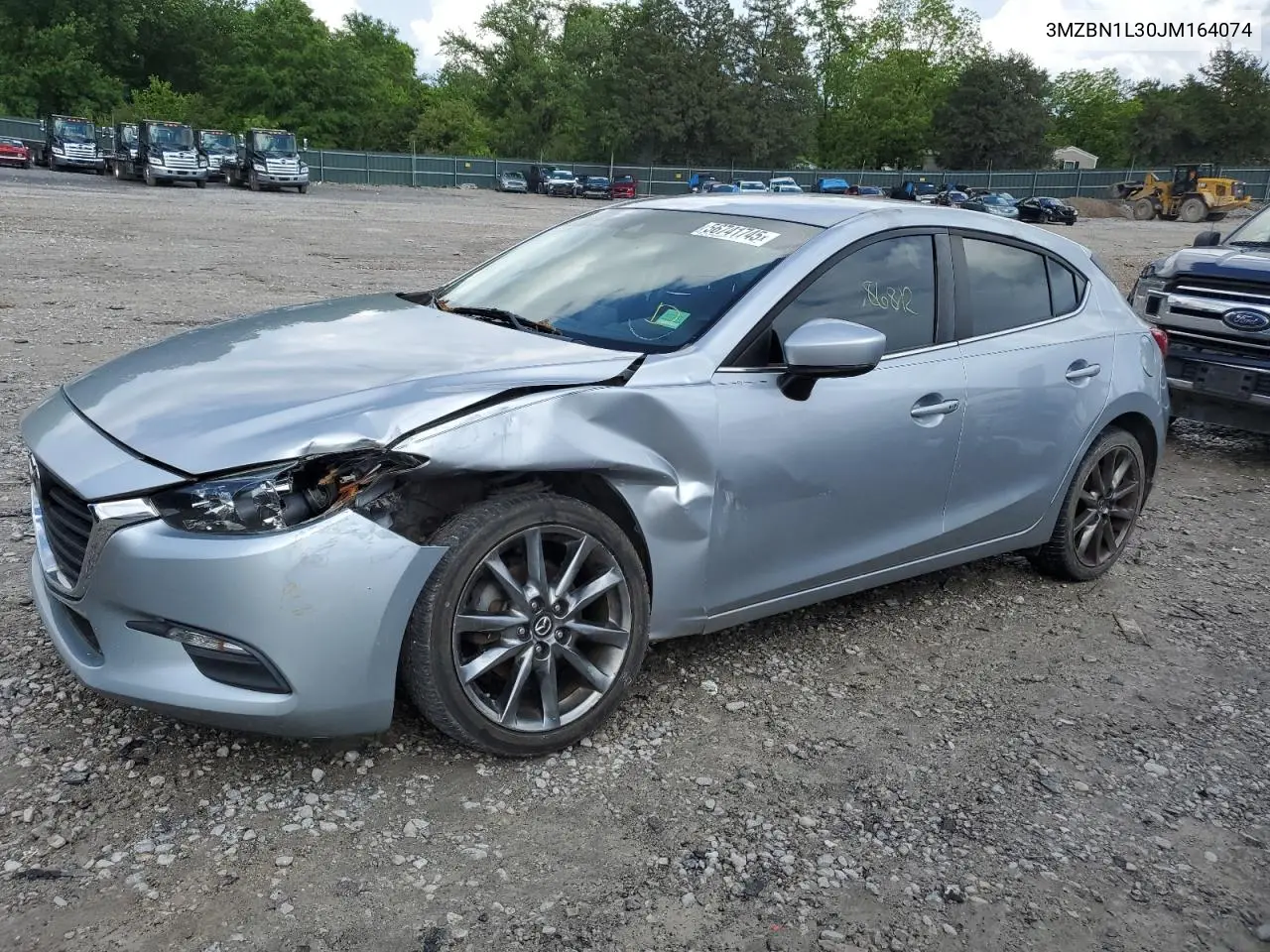 2018 Mazda 3 Touring VIN: 3MZBN1L30JM164074 Lot: 56741745