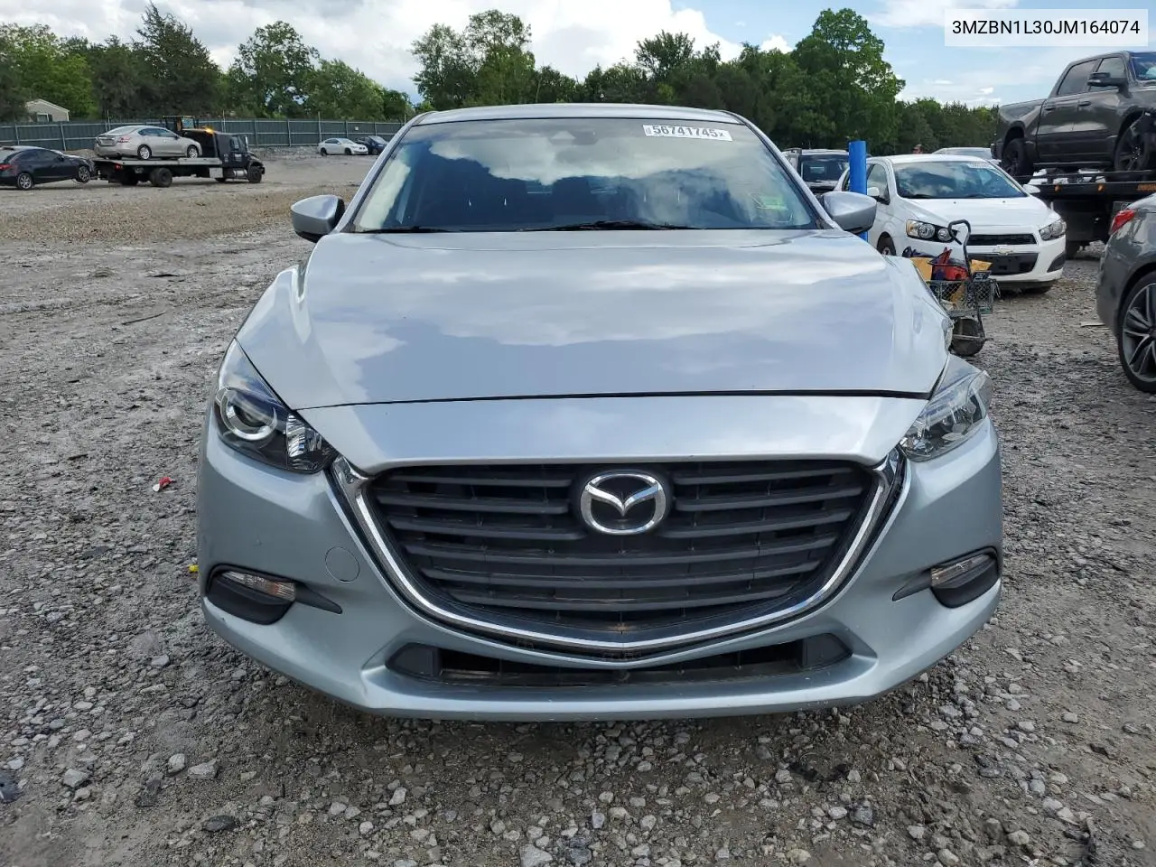 2018 Mazda 3 Touring VIN: 3MZBN1L30JM164074 Lot: 56741745