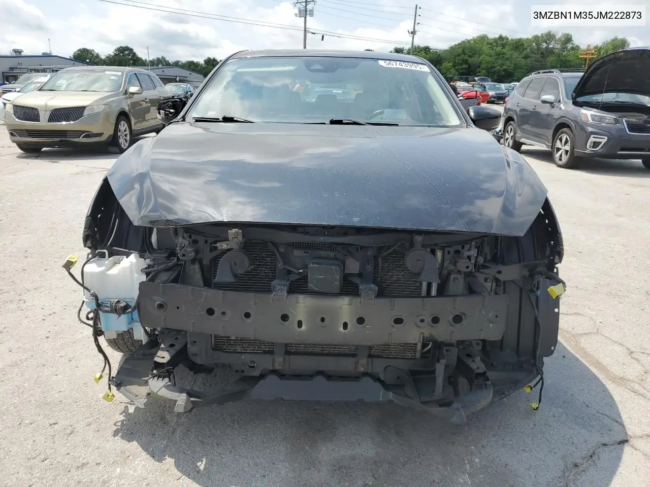 2018 Mazda 3 Grand Touring VIN: 3MZBN1M35JM222873 Lot: 56743995