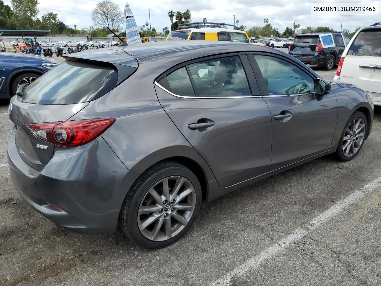 2018 Mazda 3 Touring VIN: 3MZBN1L38JM219466 Lot: 56766025