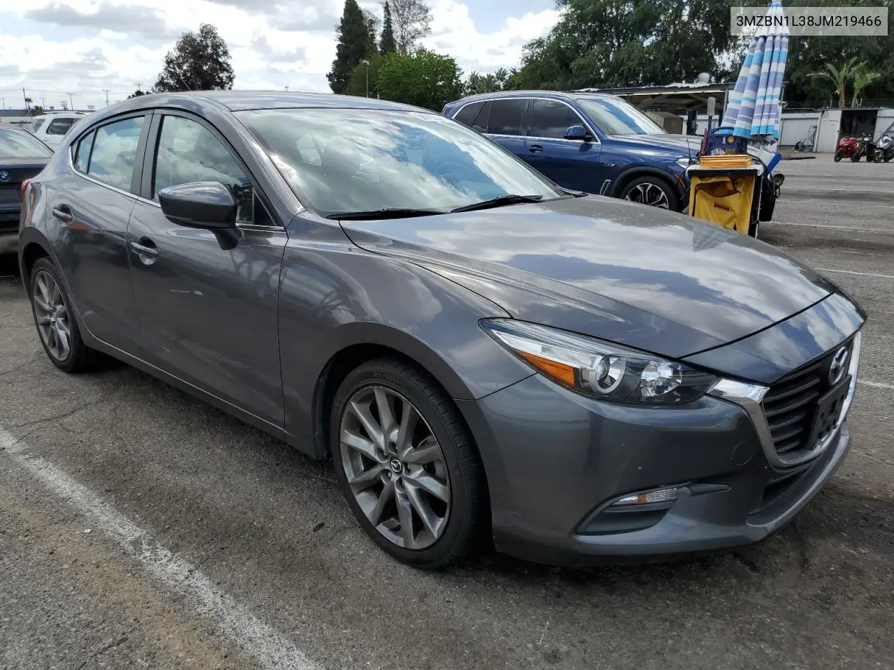 2018 Mazda 3 Touring VIN: 3MZBN1L38JM219466 Lot: 56766025