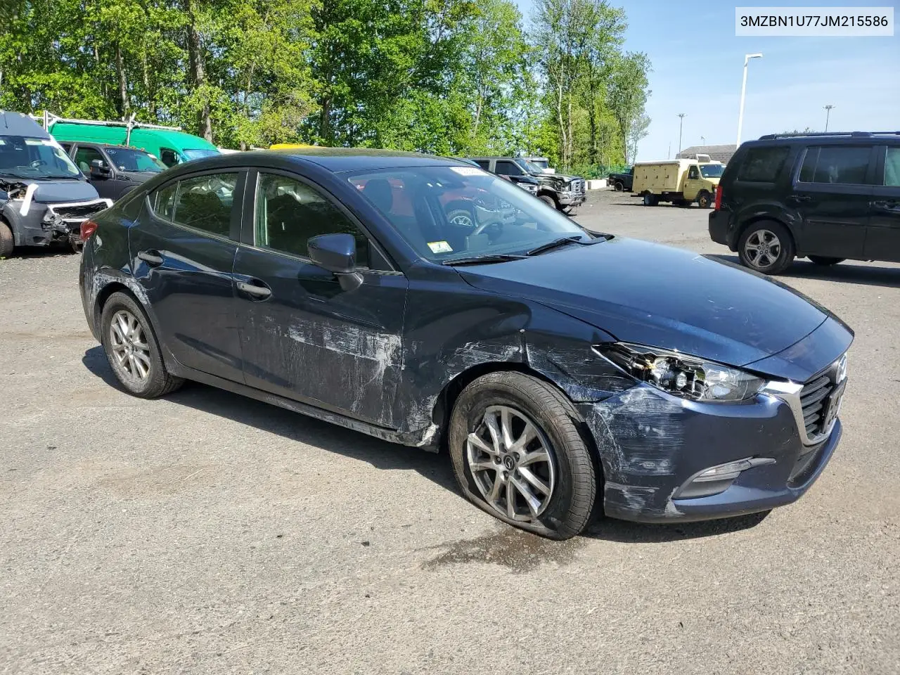 2018 Mazda 3 Sport VIN: 3MZBN1U77JM215586 Lot: 56766805