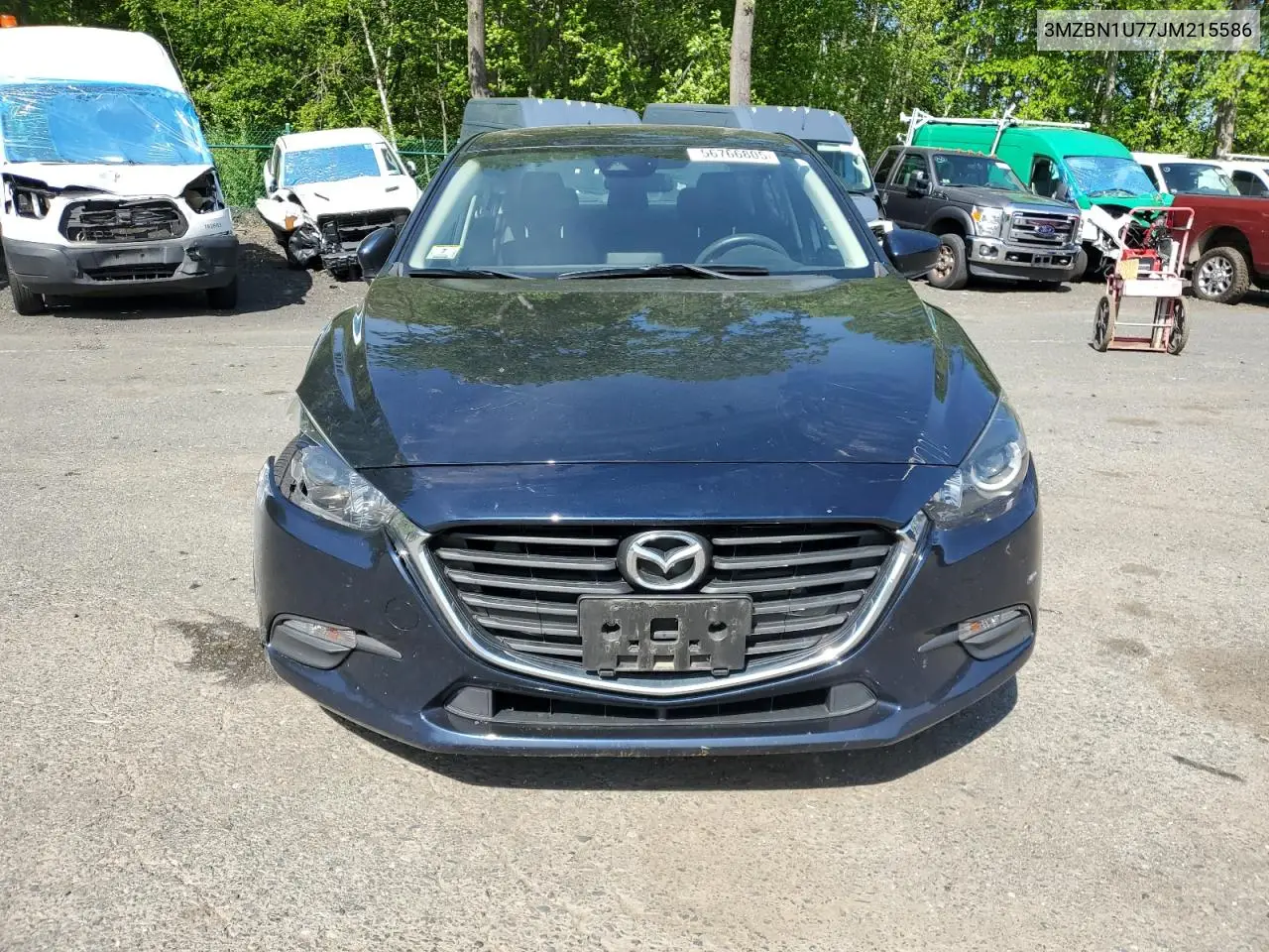 2018 Mazda 3 Sport VIN: 3MZBN1U77JM215586 Lot: 56766805