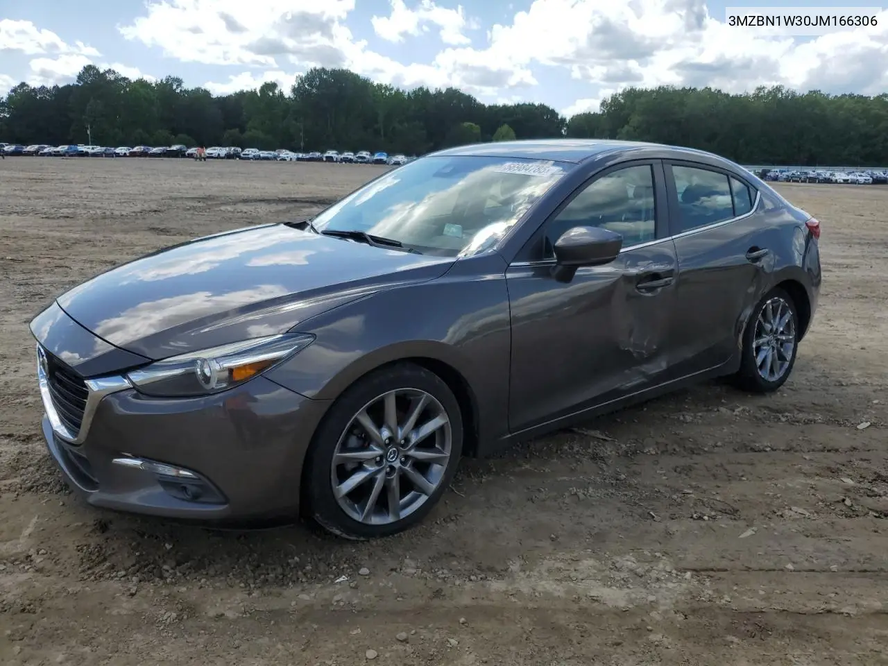 2018 Mazda 3 Grand Touring VIN: 3MZBN1W30JM166306 Lot: 56984785
