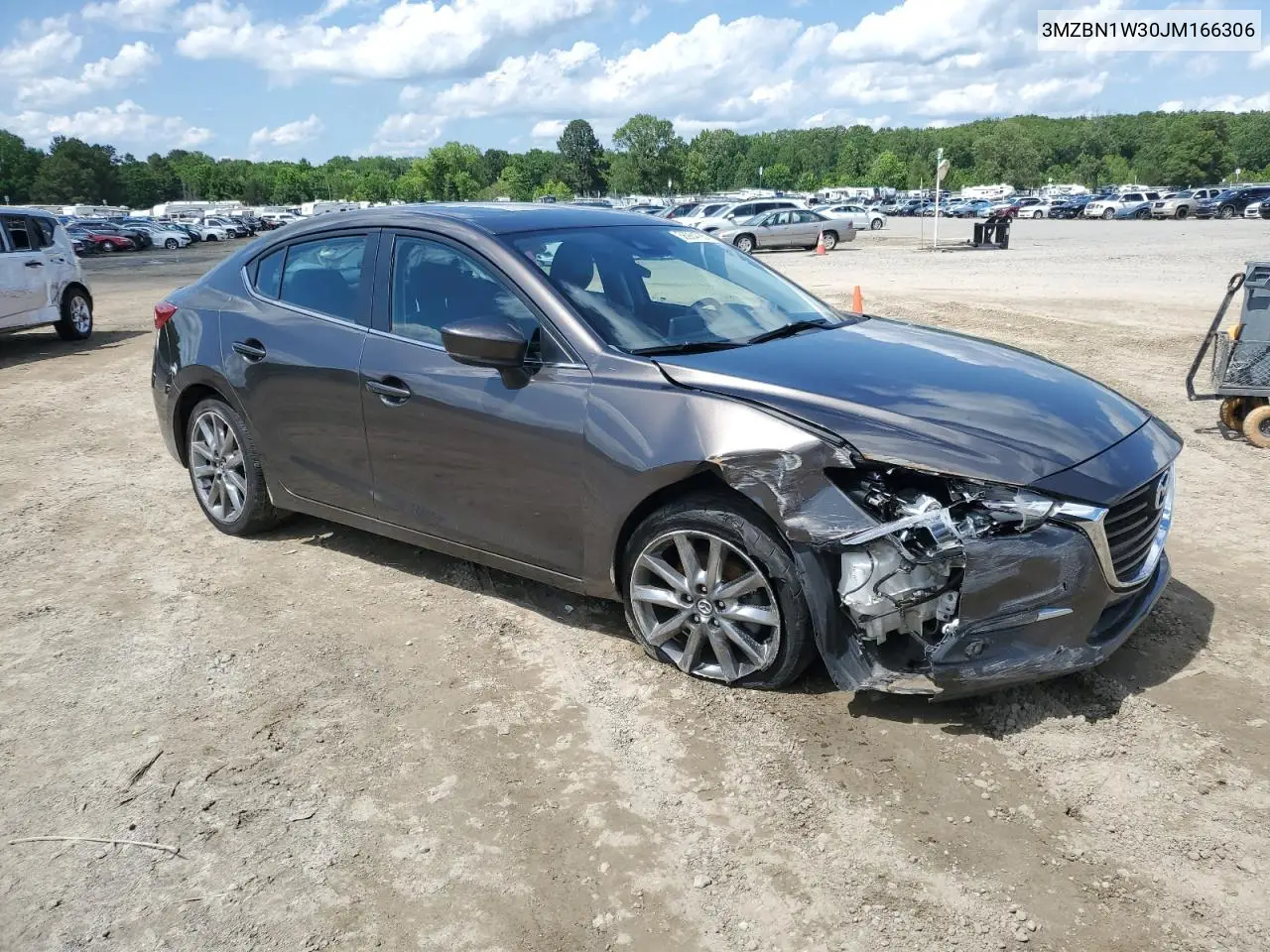 2018 Mazda 3 Grand Touring VIN: 3MZBN1W30JM166306 Lot: 56984785