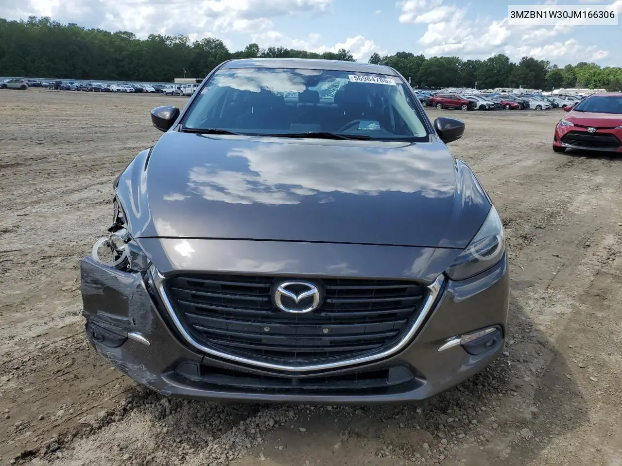 2018 Mazda 3 Grand Touring VIN: 3MZBN1W30JM166306 Lot: 56984785