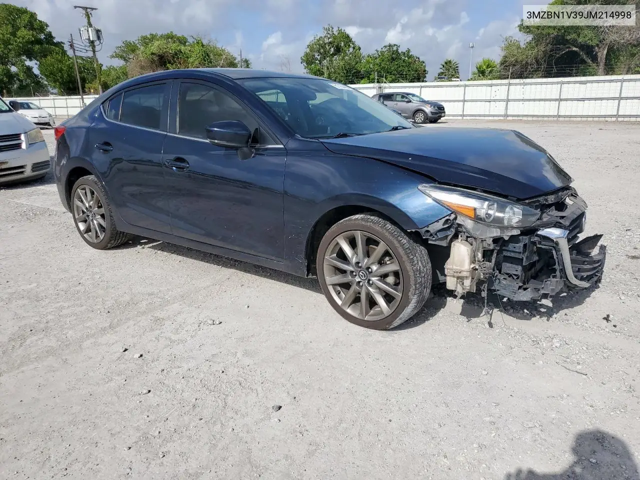 2018 Mazda 3 Touring VIN: 3MZBN1V39JM214998 Lot: 61764465