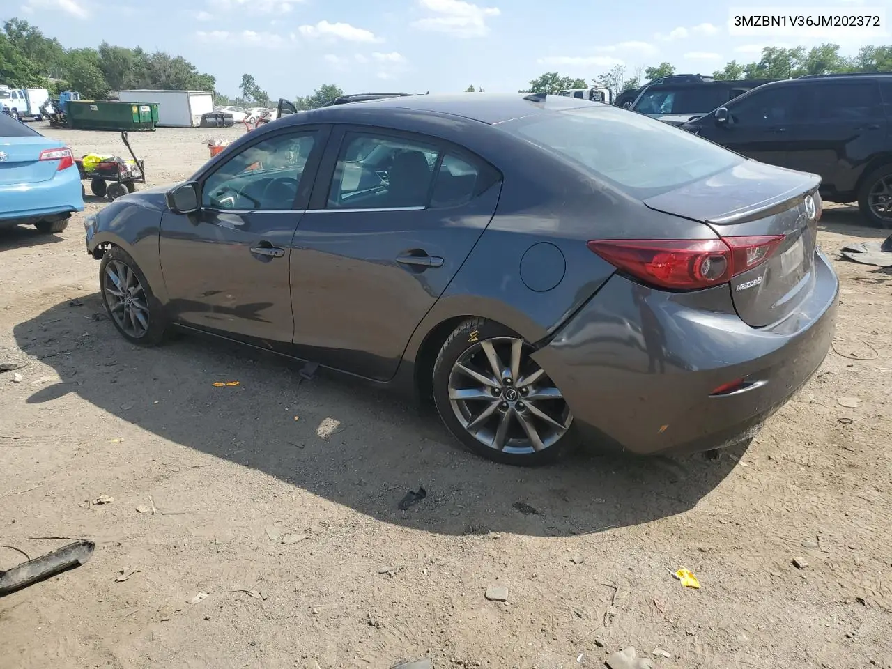 2018 Mazda 3 Touring VIN: 3MZBN1V36JM202372 Lot: 61927895