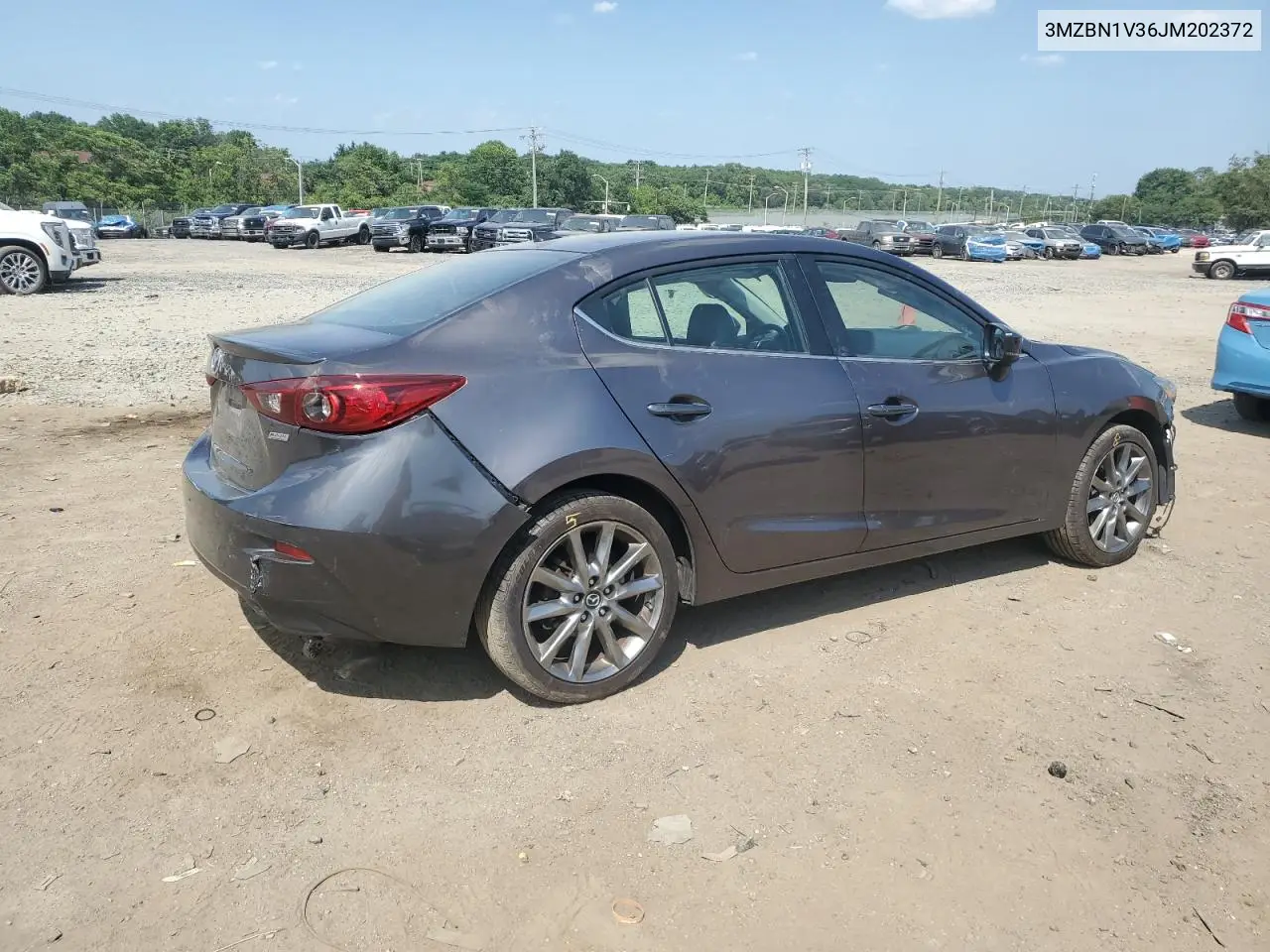 2018 Mazda 3 Touring VIN: 3MZBN1V36JM202372 Lot: 61927895