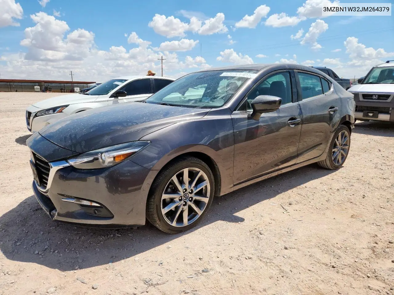 2018 Mazda 3 Grand Touring VIN: 3MZBN1W32JM264379 Lot: 62532705