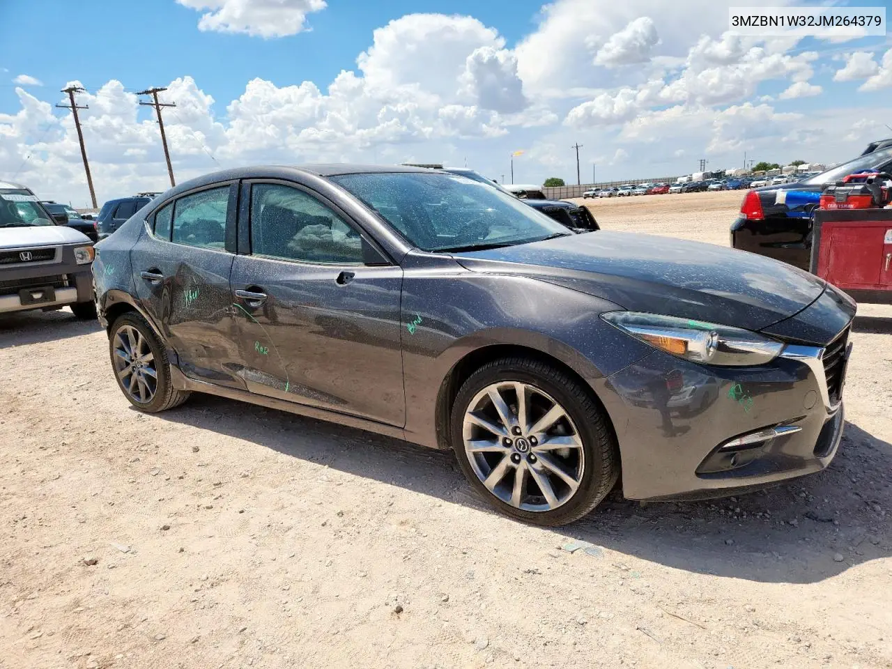 2018 Mazda 3 Grand Touring VIN: 3MZBN1W32JM264379 Lot: 62532705