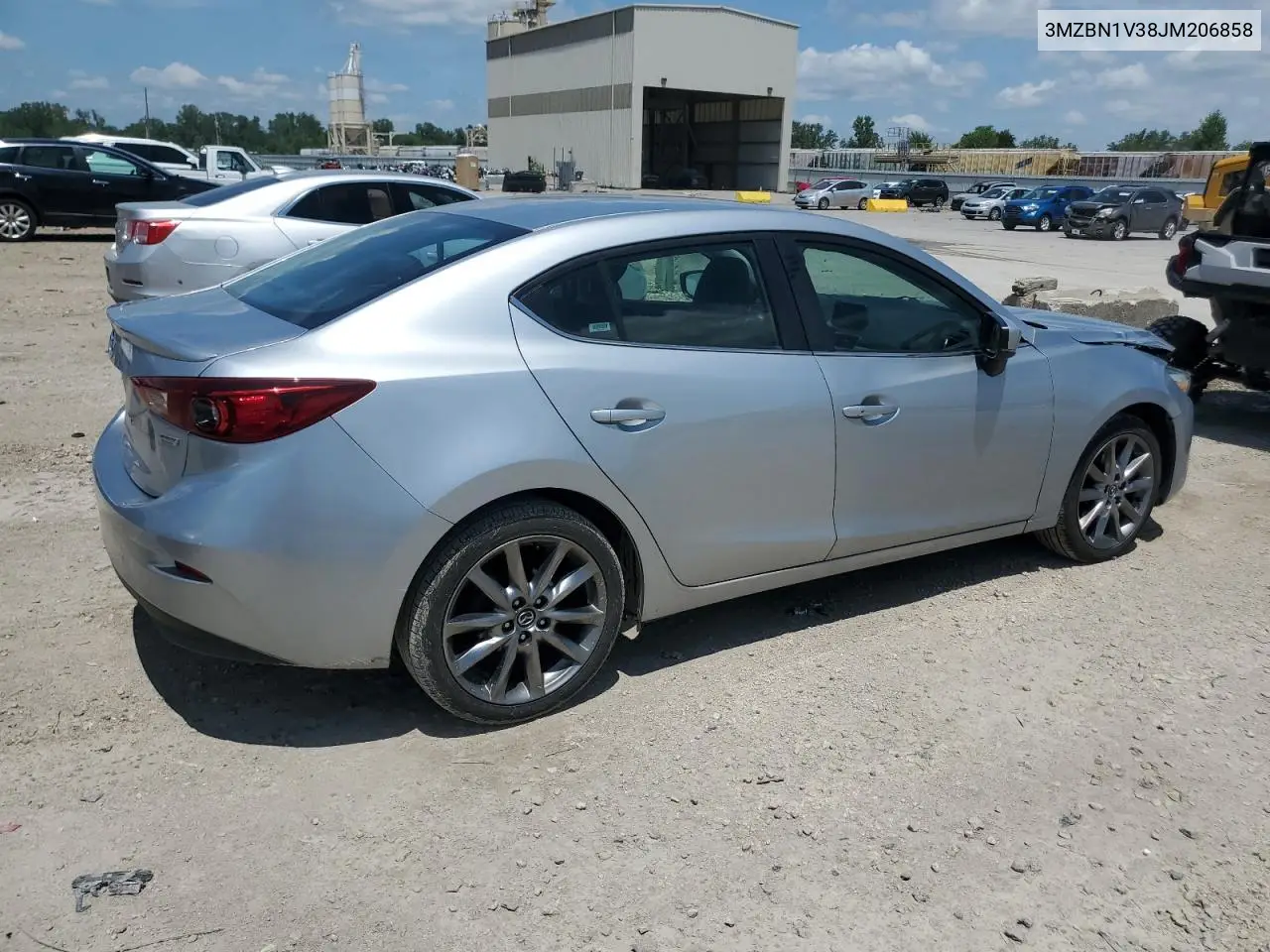 2018 Mazda 3 Touring VIN: 3MZBN1V38JM206858 Lot: 62705585