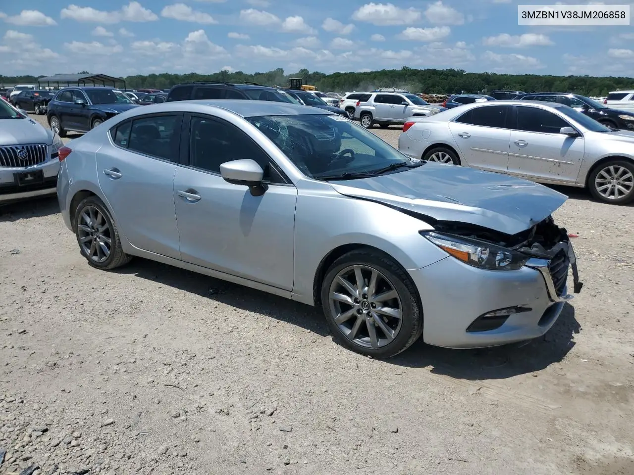 2018 Mazda 3 Touring VIN: 3MZBN1V38JM206858 Lot: 62705585