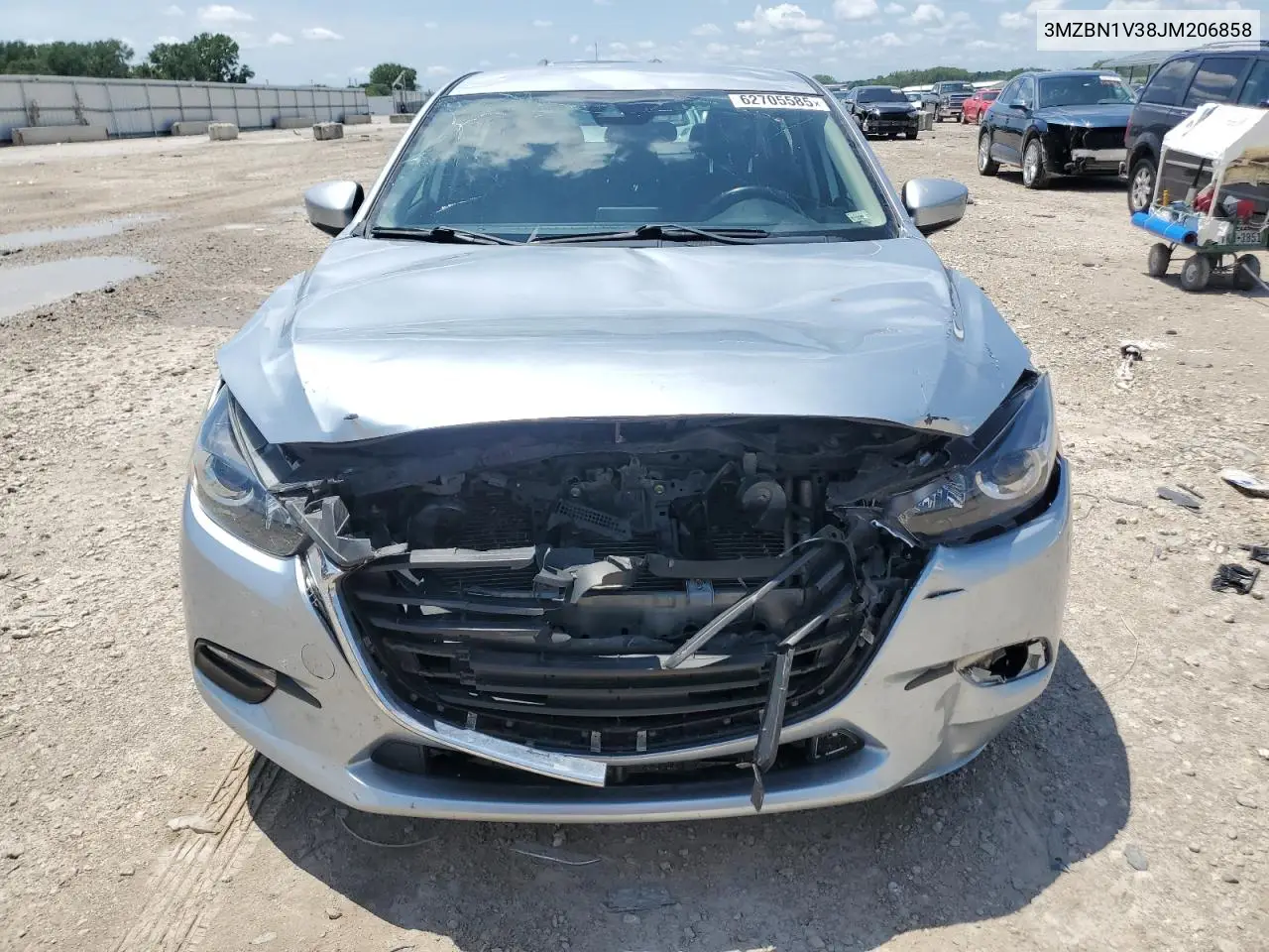 2018 Mazda 3 Touring VIN: 3MZBN1V38JM206858 Lot: 62705585