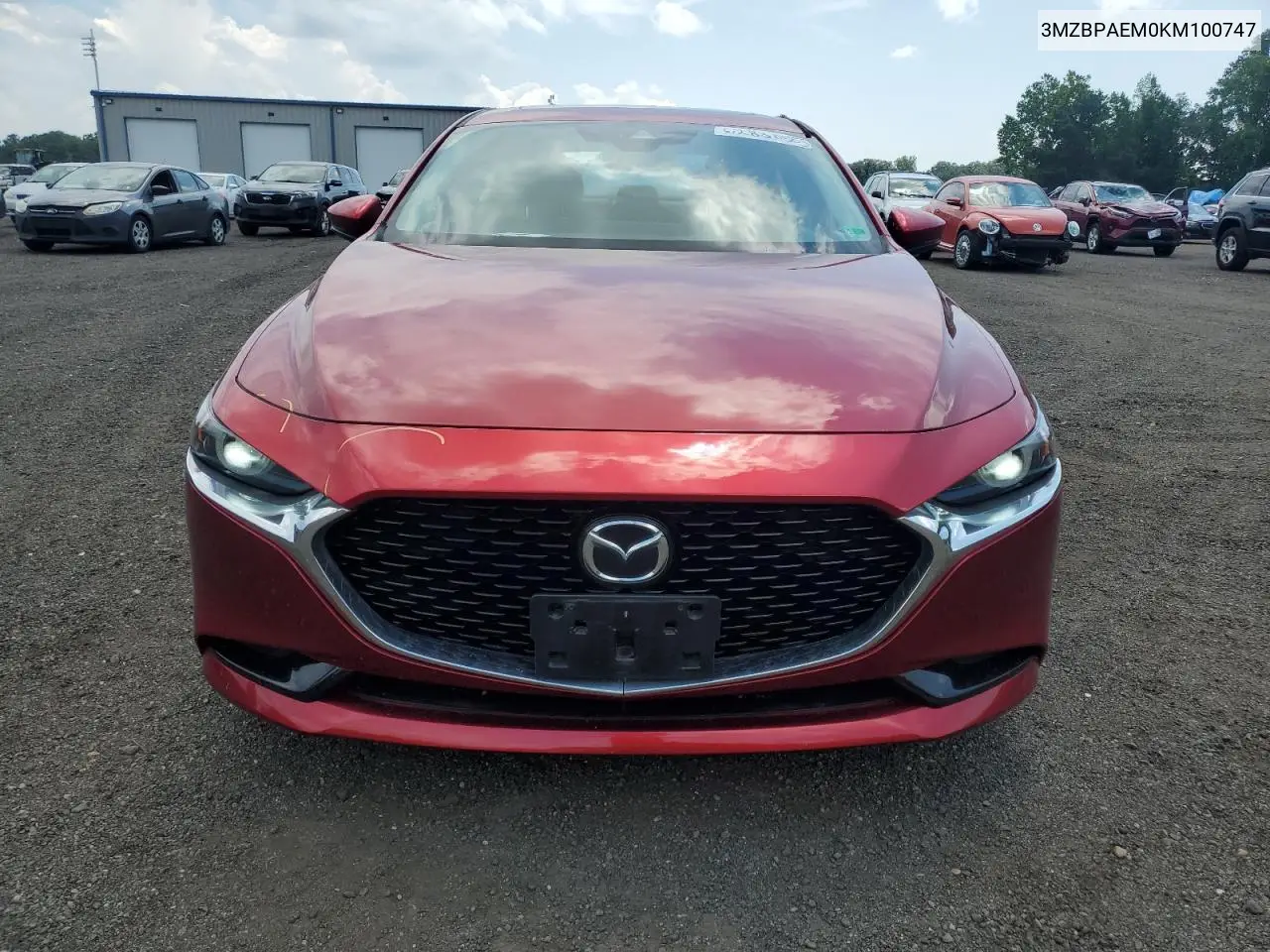 2019 Mazda 3 Premium VIN: 3MZBPAEM0KM100747 Lot: 62830505