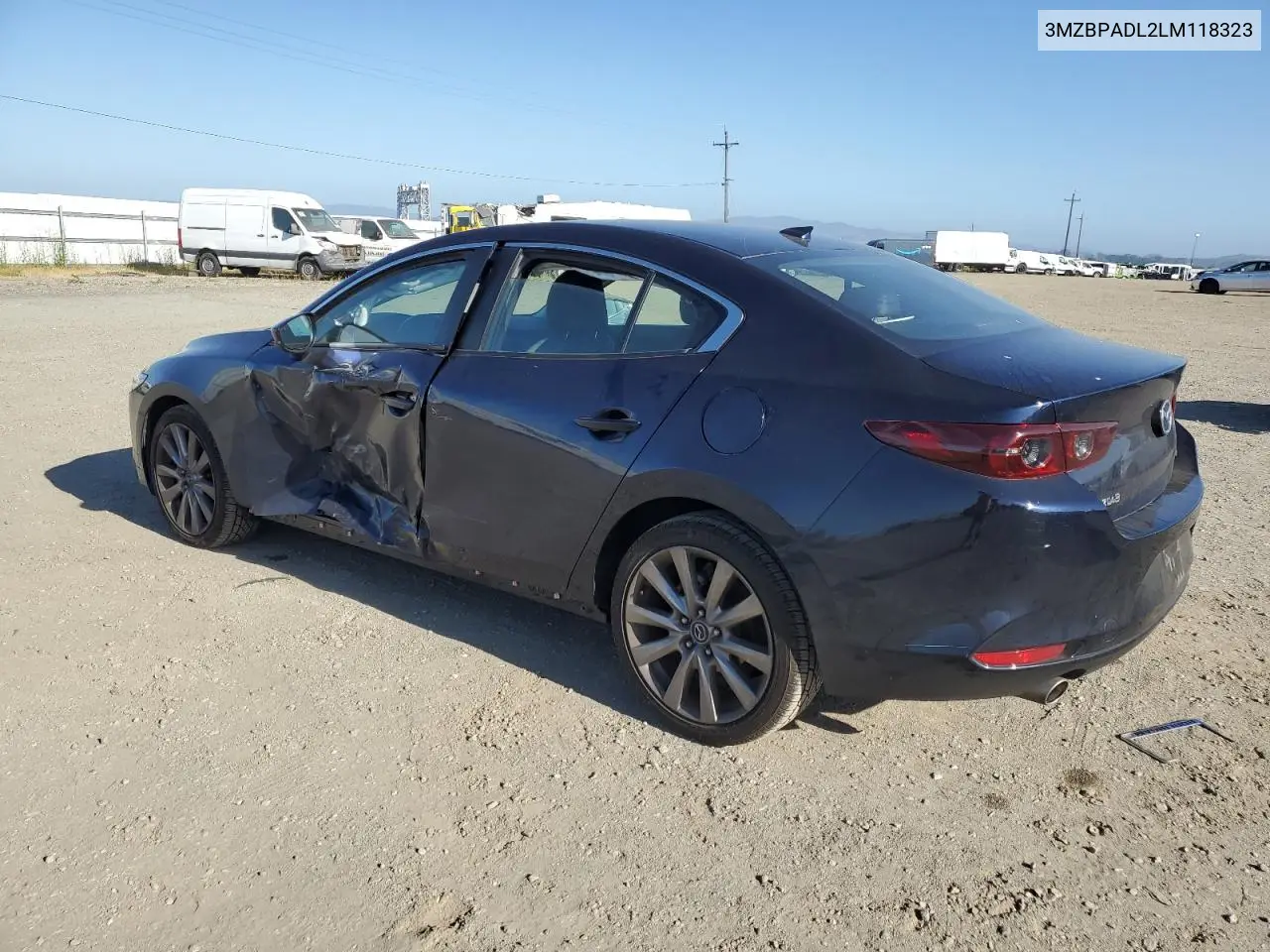 2020 Mazda 3 Preferred VIN: 3MZBPADL2LM118323 Lot: 55537125