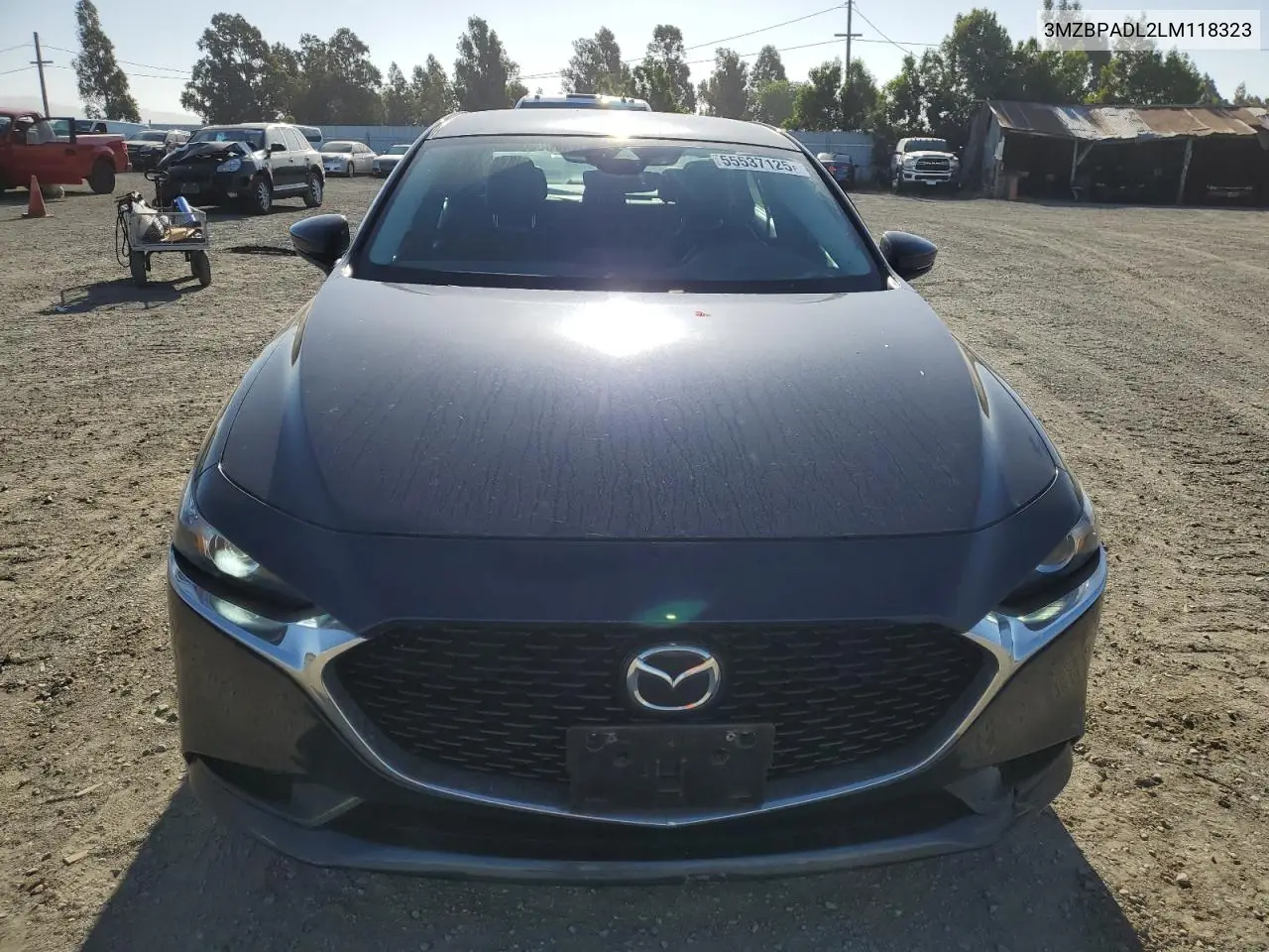 2020 Mazda 3 Preferred VIN: 3MZBPADL2LM118323 Lot: 55537125