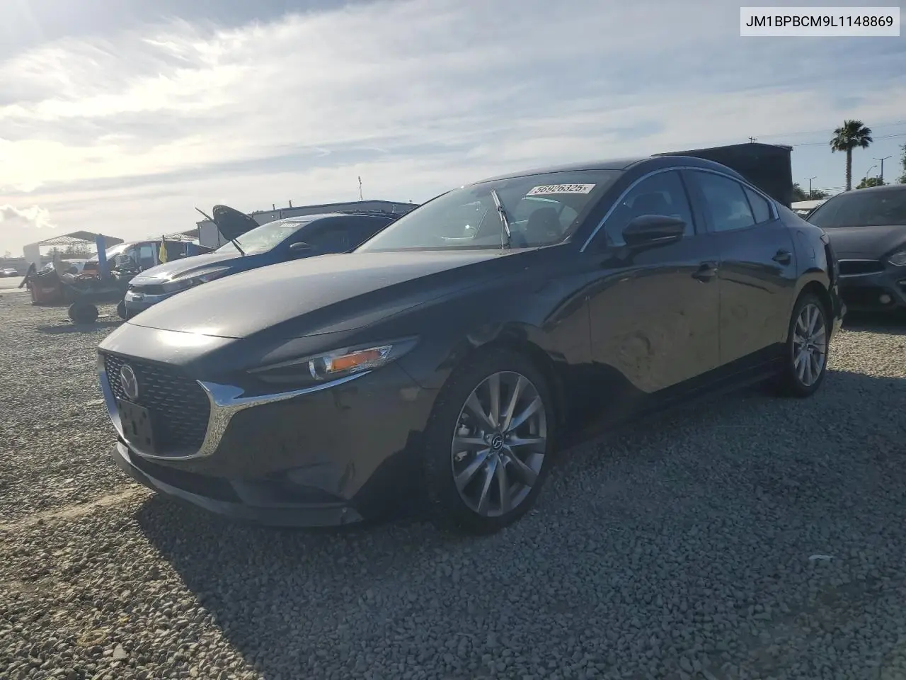 2020 Mazda 3 Select VIN: JM1BPBCM9L1148869 Lot: 56926325