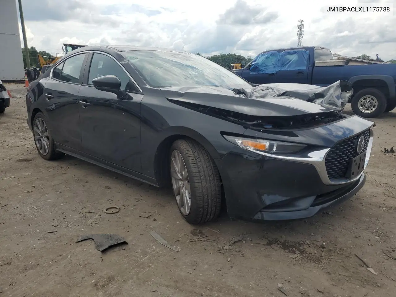 2020 Mazda 3 Select VIN: JM1BPACLXL1175788 Lot: 57093685