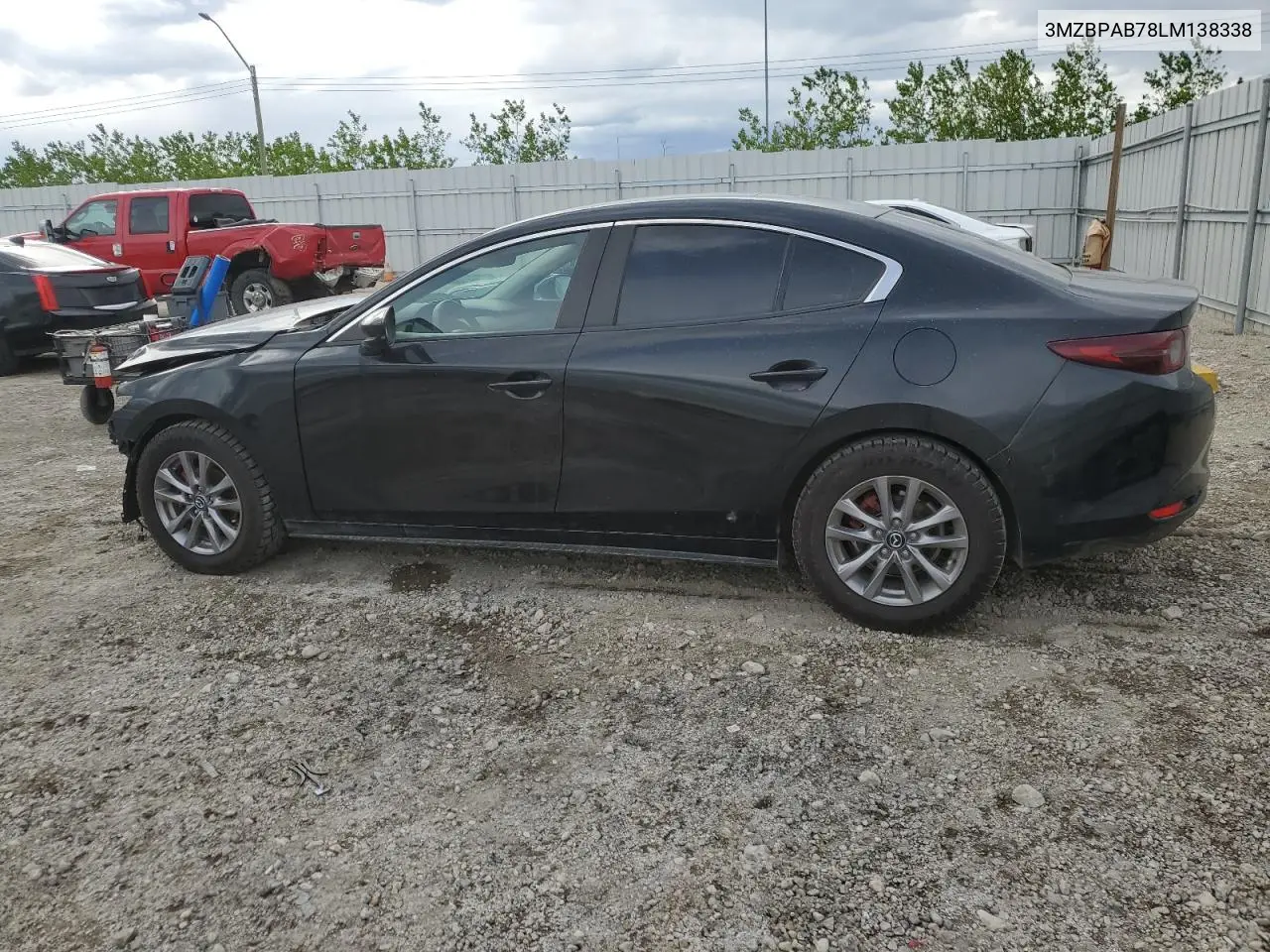 2020 Mazda 3 VIN: 3MZBPAB78LM138338 Lot: 57143365