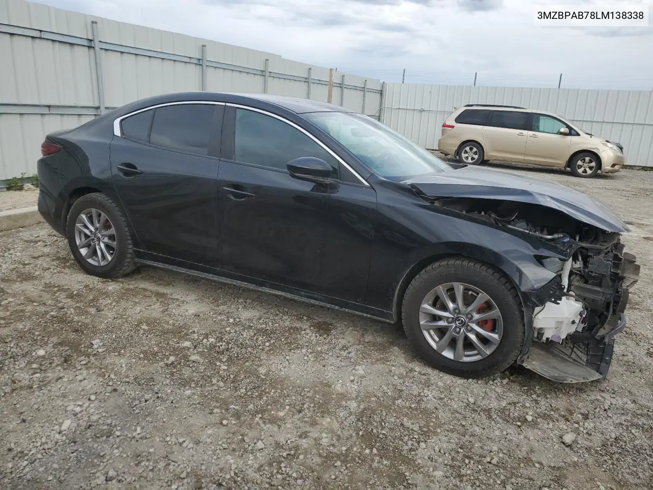2020 Mazda 3 VIN: 3MZBPAB78LM138338 Lot: 57143365