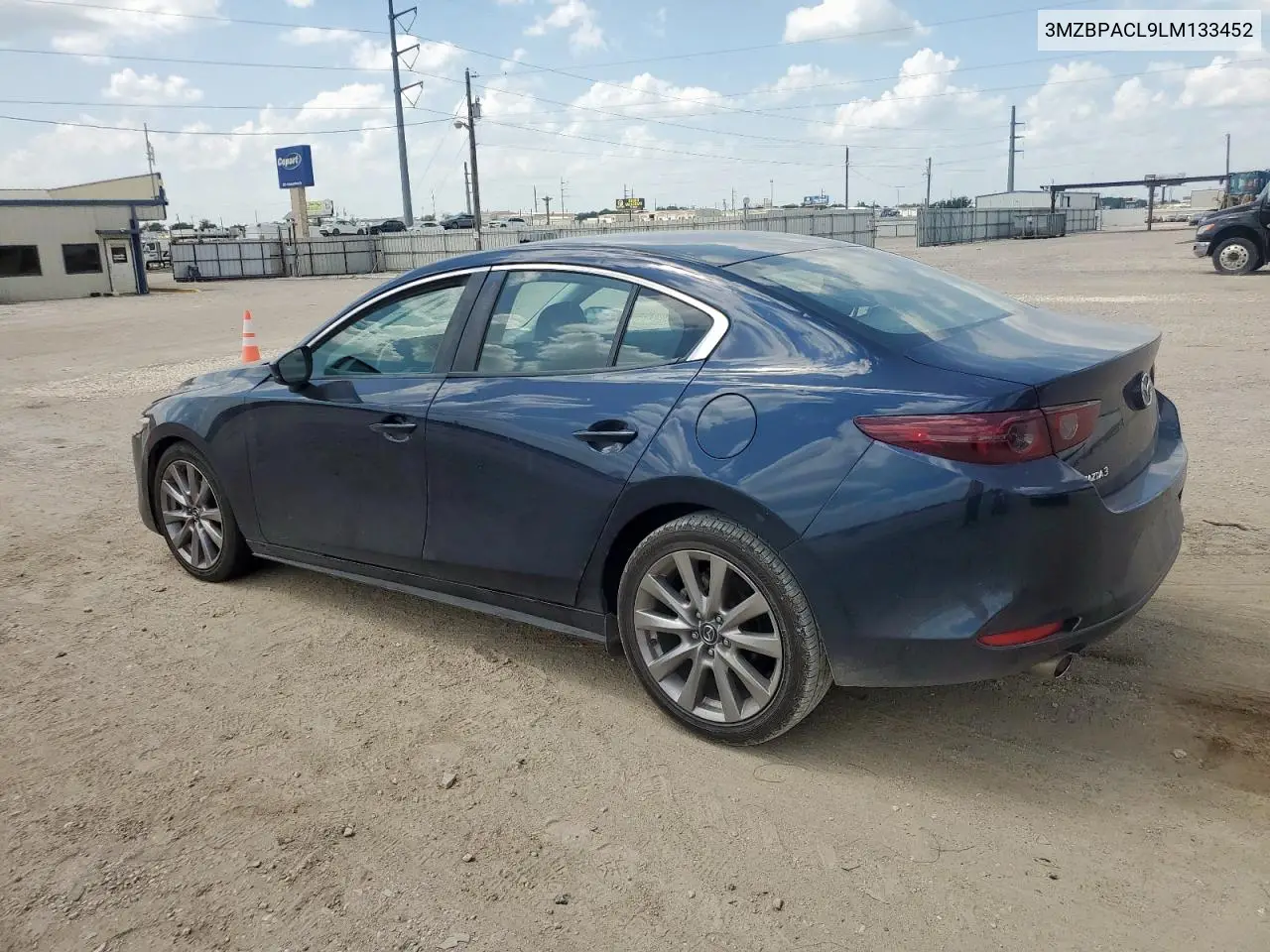 2020 Mazda 3 Select VIN: 3MZBPACL9LM133452 Lot: 60001605